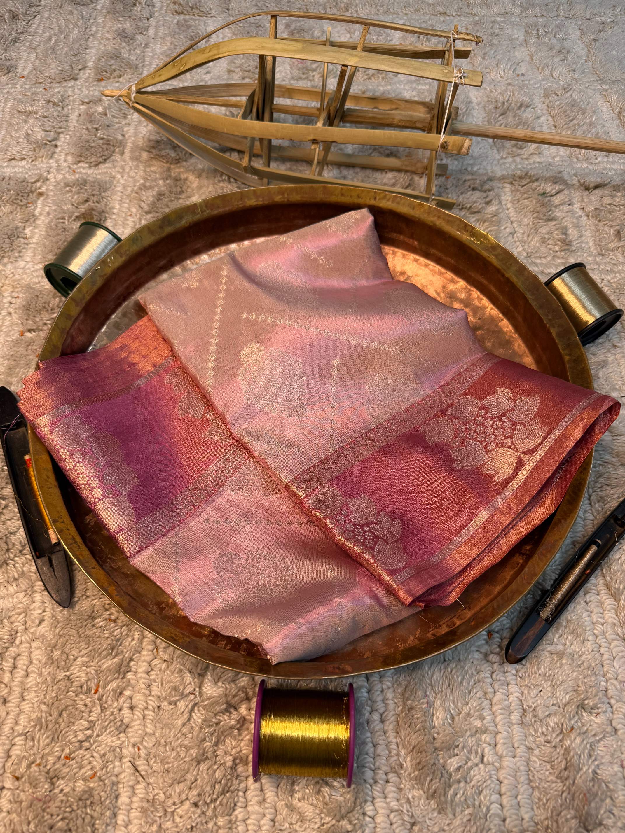 Eccentric zari weave Softsilk Heritage Banarasi saree