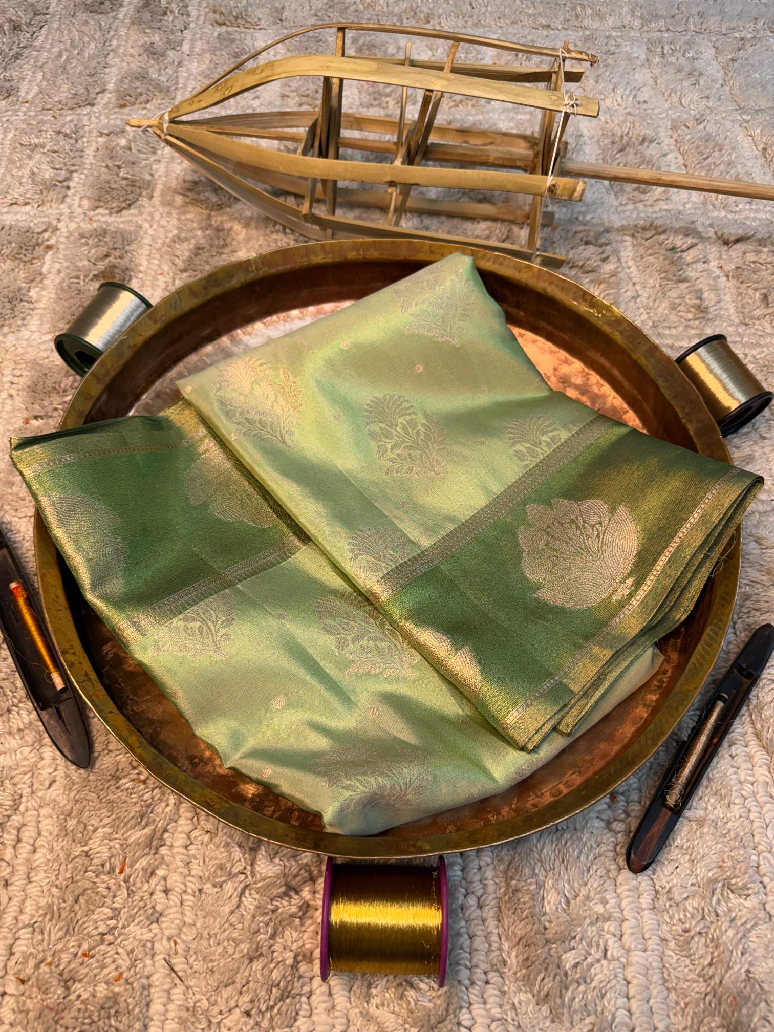 Eccentric zari weave Softsilk Heritage Banarasi saree
