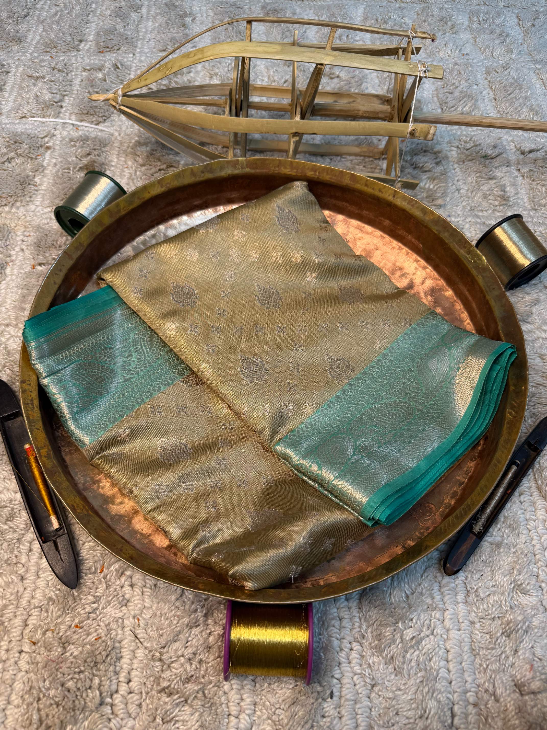 Eccentric zari weave Softsilk Banarasi saree