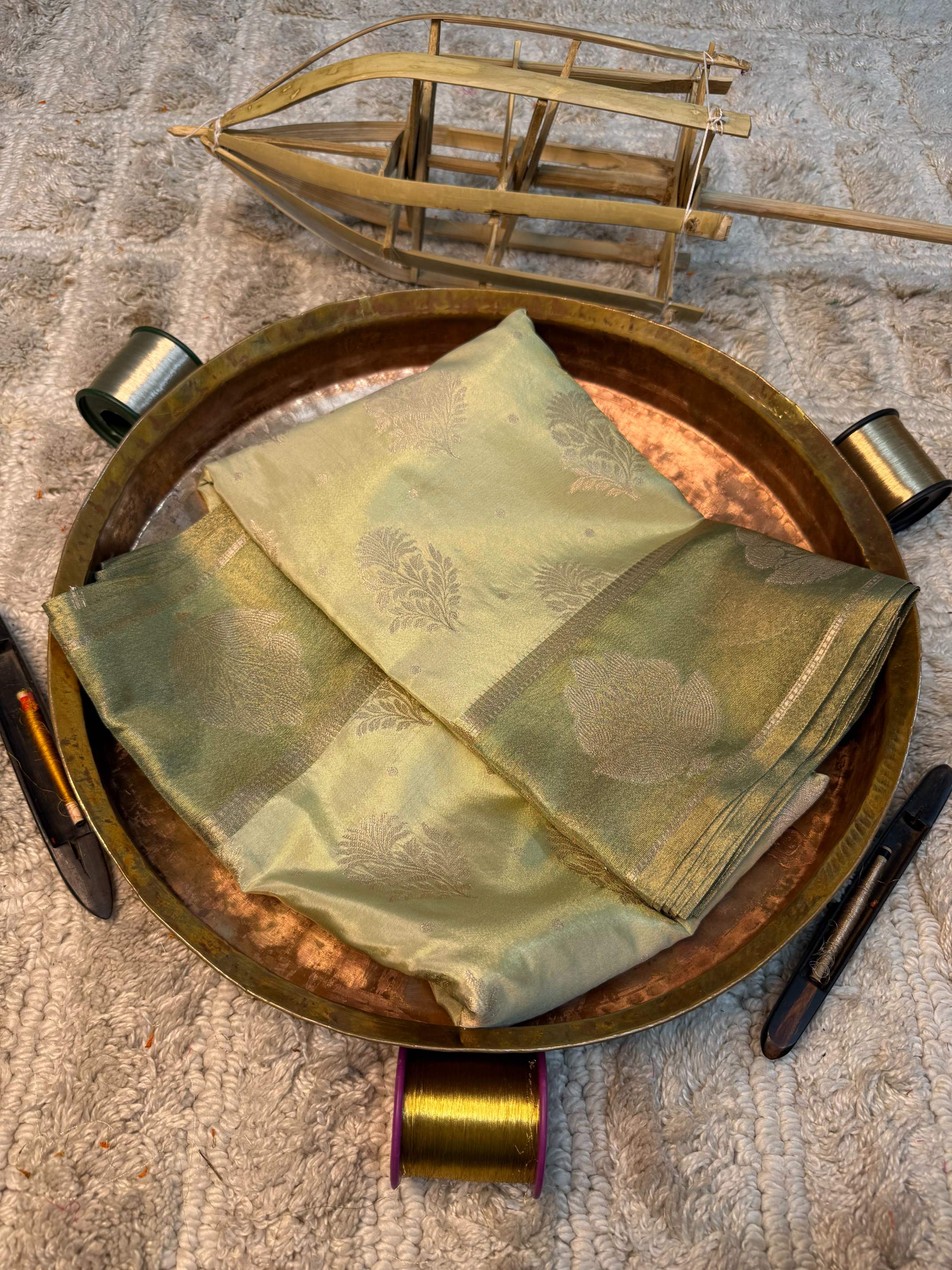 Eccentric zari weave Softsilk Banarasi saree