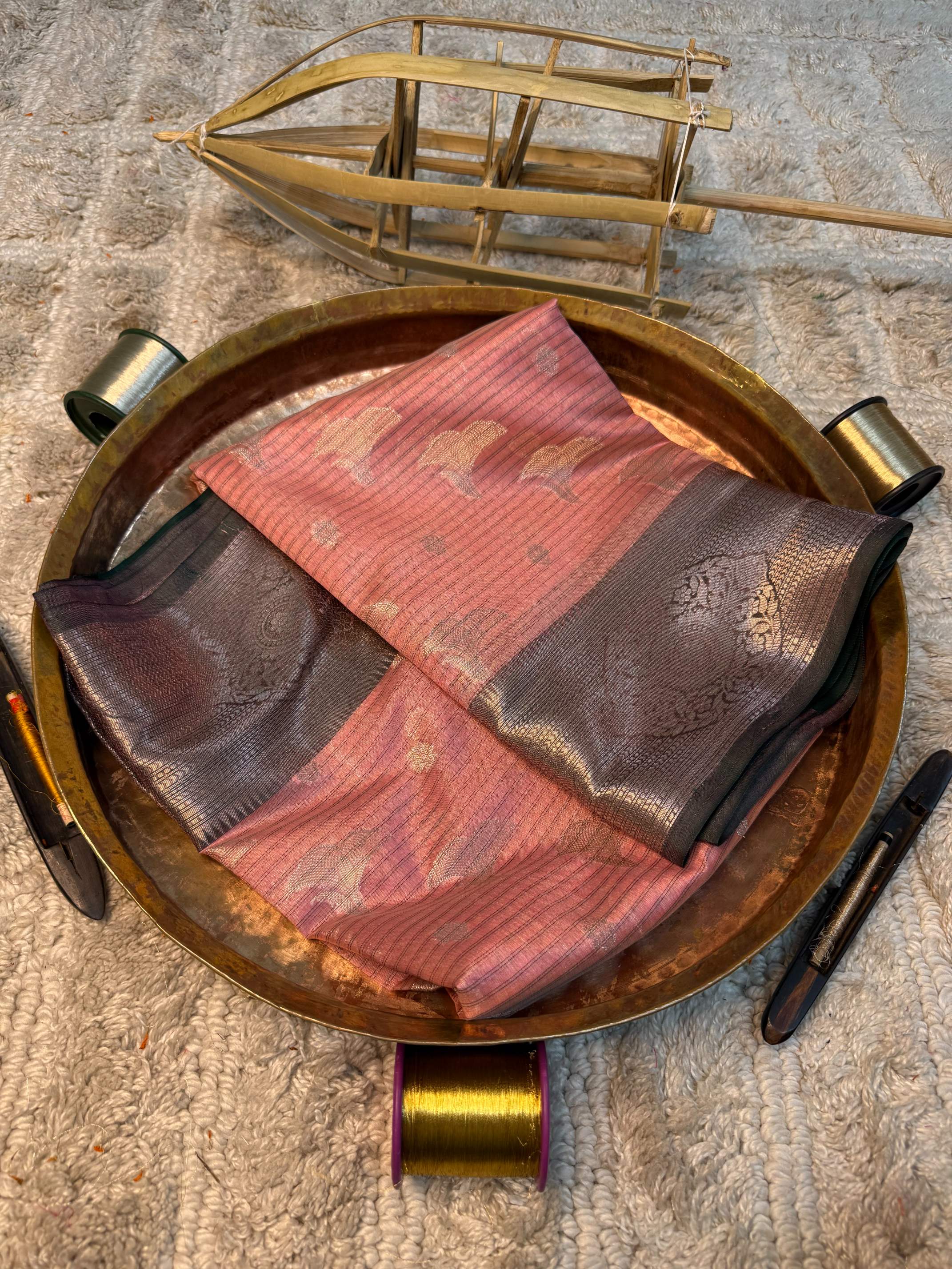 Eccentric zari weave Softsilk Banarasi saree