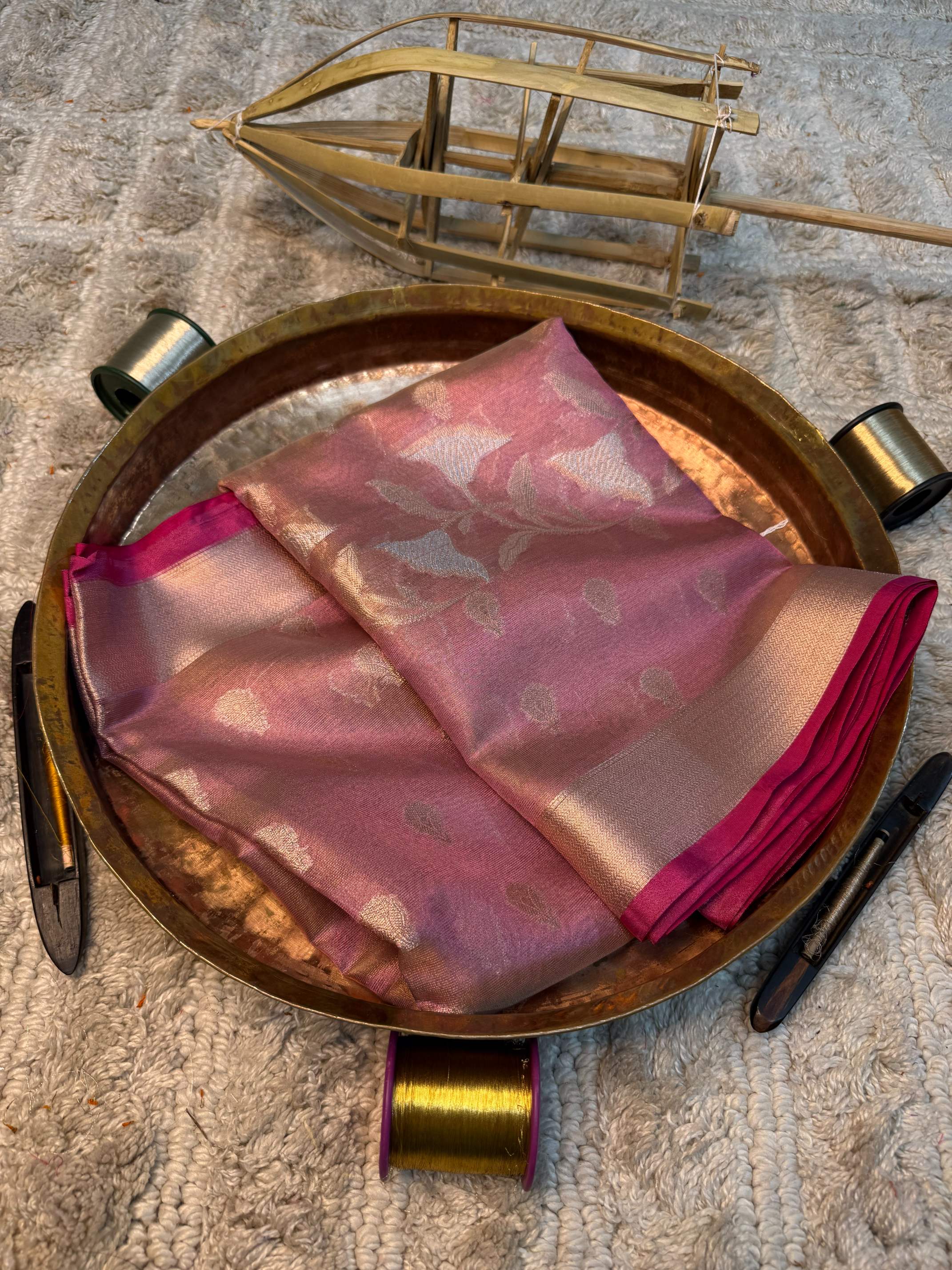 Eccentric zari weave Softsilk Heritage Banarasi saree