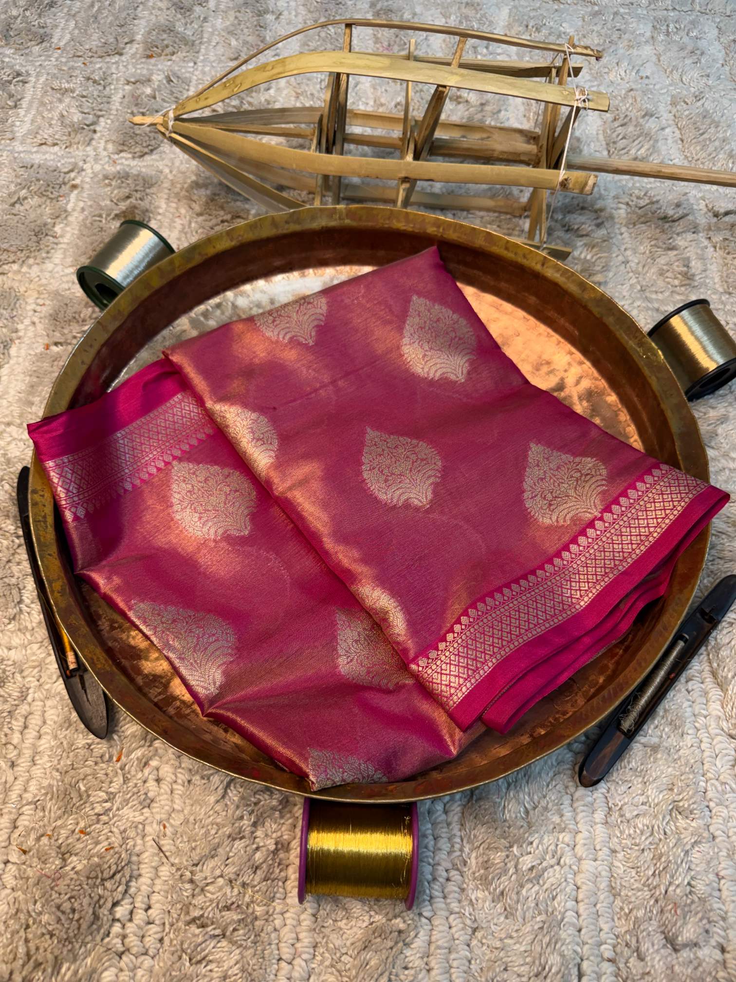 Eccentric zari weave Softsilk Heritage Banarasi saree