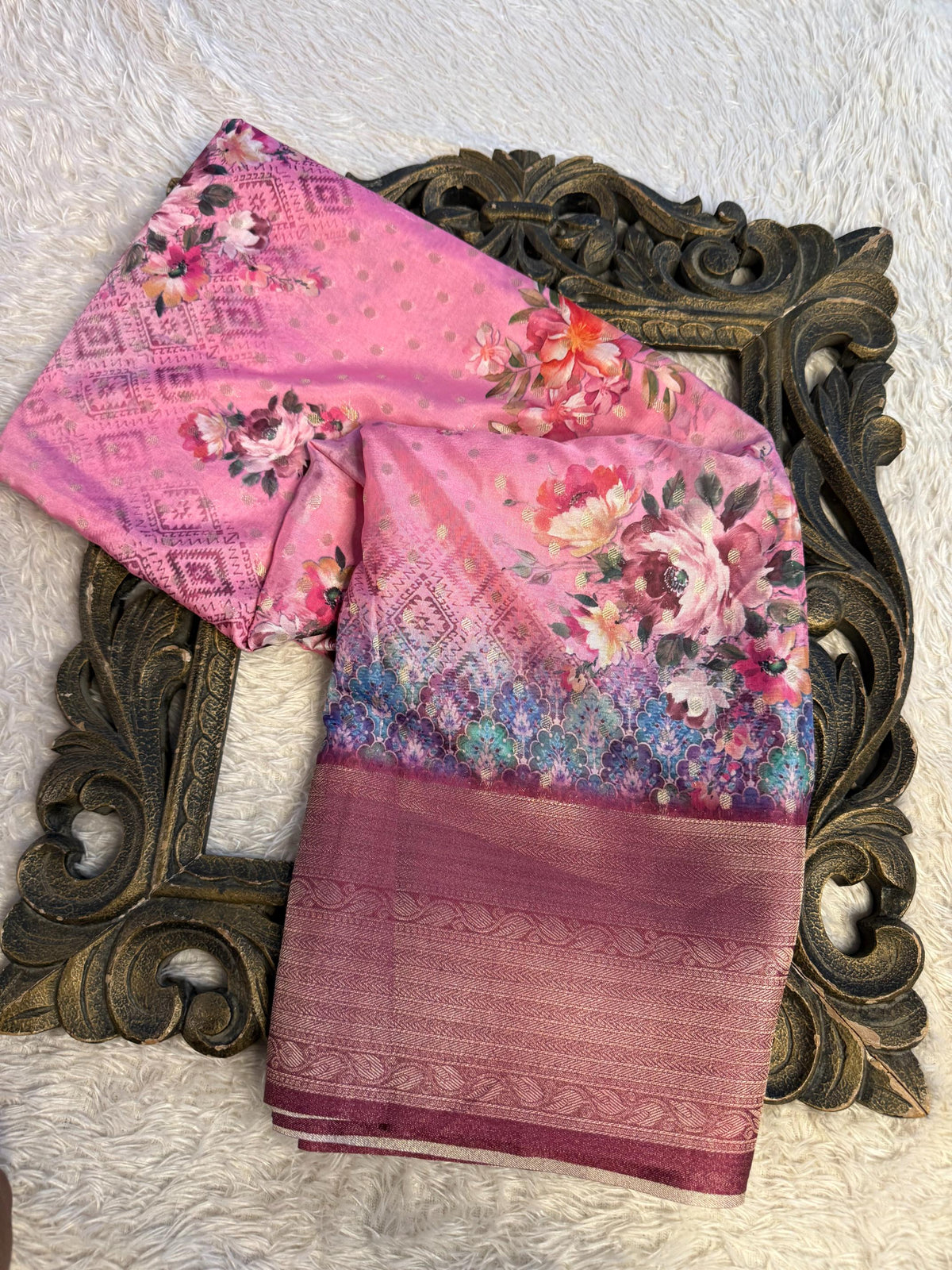 Latest Softsilk Exclusive Banarasi Saree