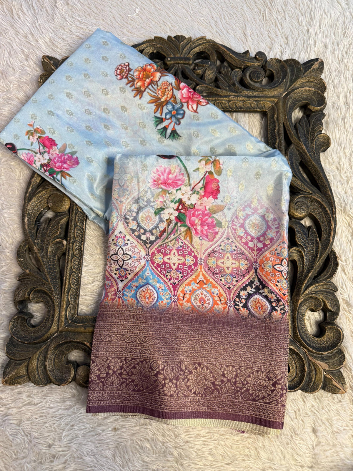 Latest Softsilk Exclusive Banarasi Saree