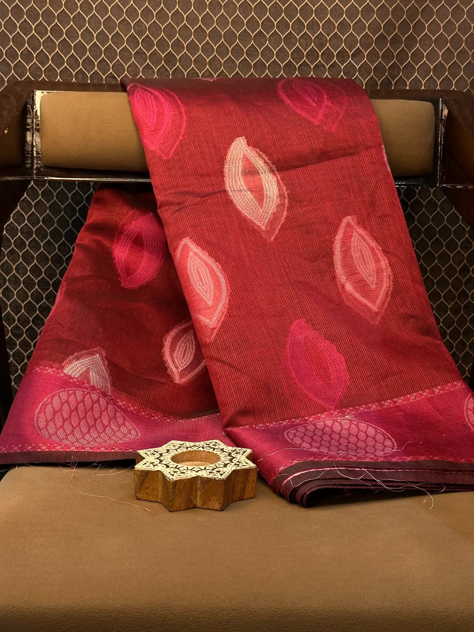 Contemporary weave Softsilk heritage Banarasi saree