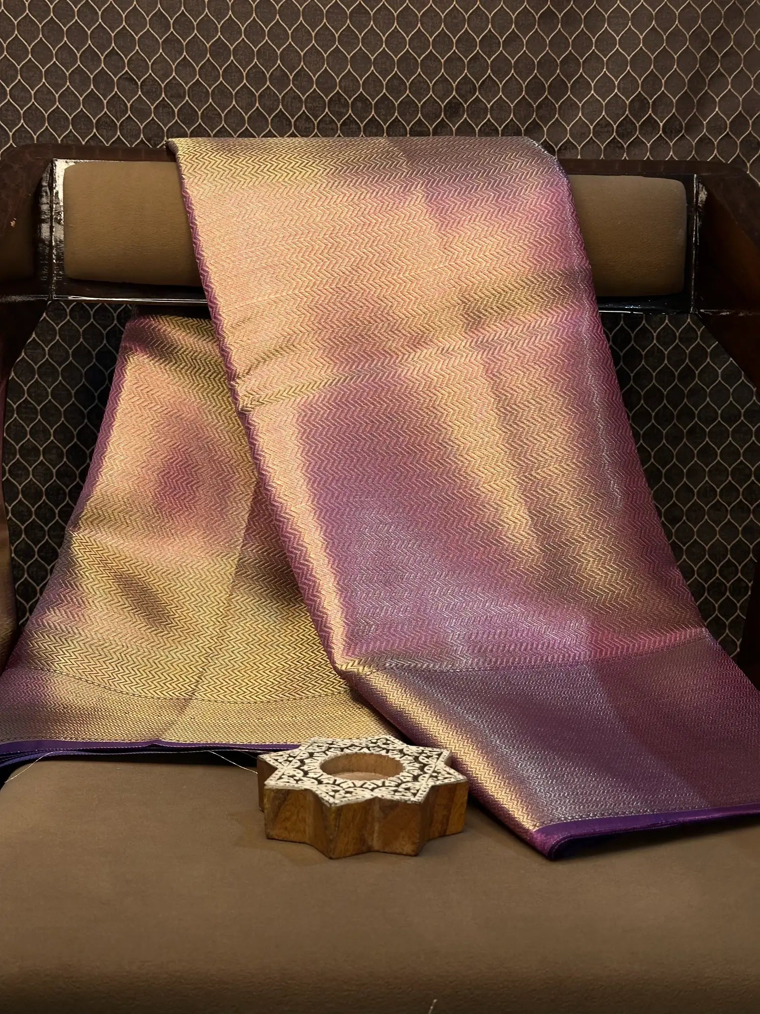 Contemporary weave Softsilk heritage Banarasi saree
