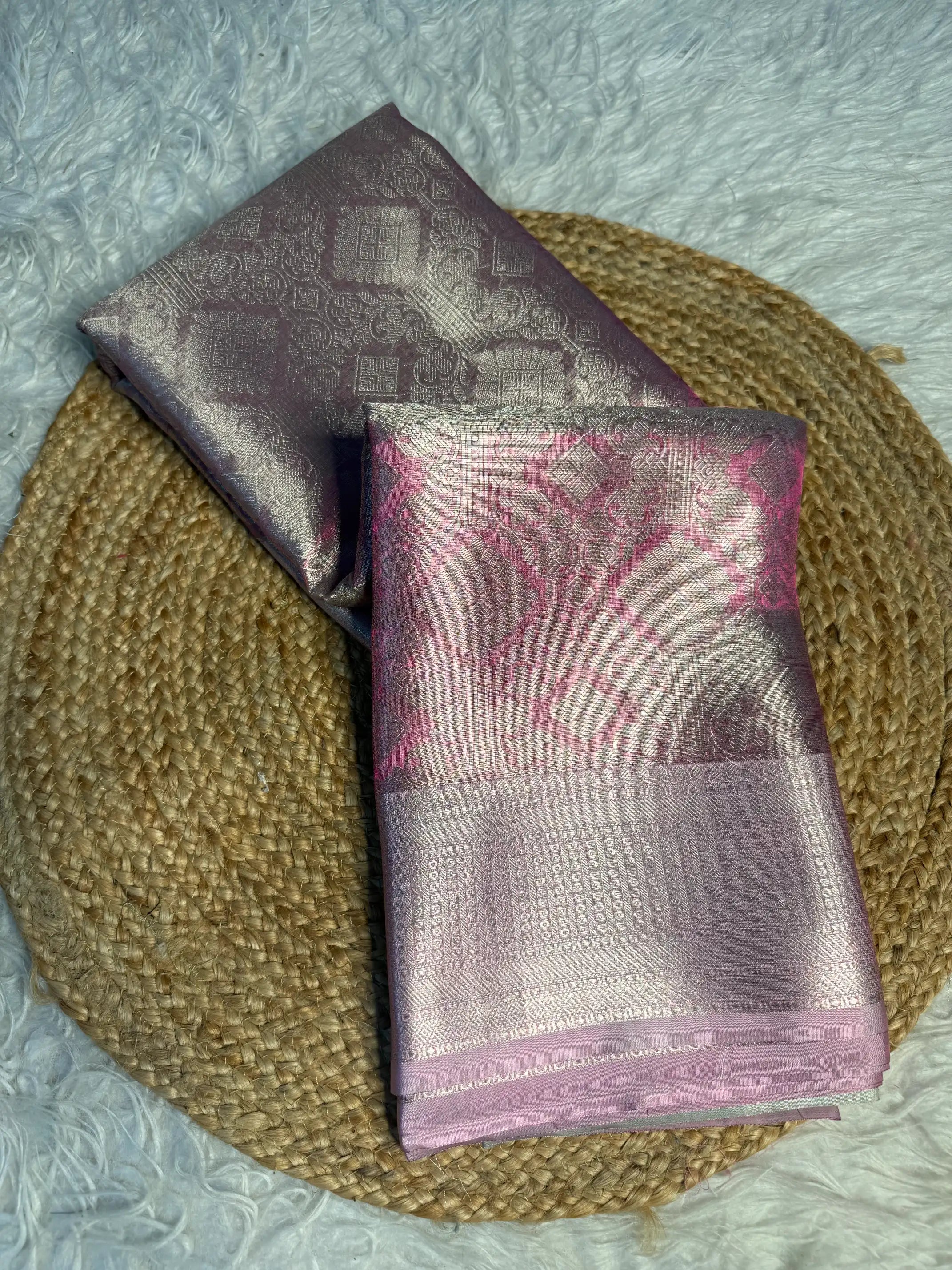 Contemporary weave Softsilk heritage Banarasi saree