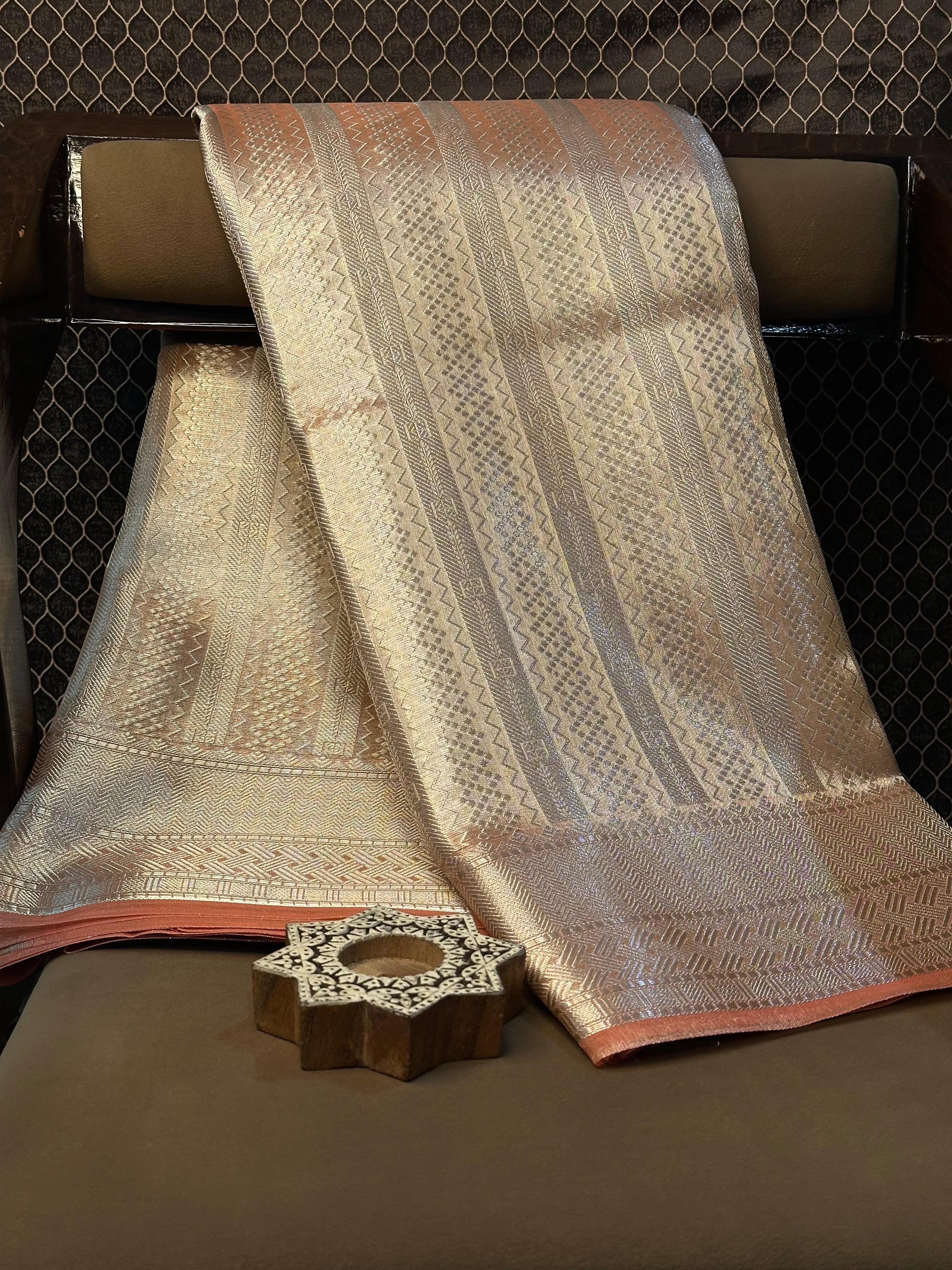 Traditional weave Softsilk Banarasi saree