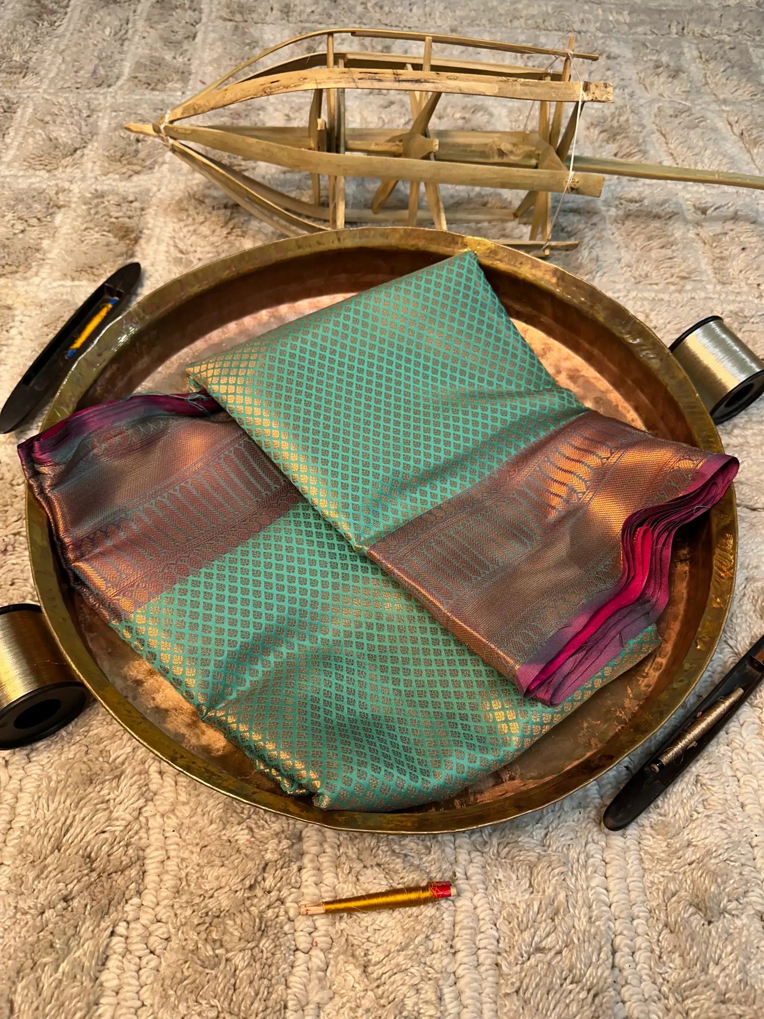 Eccentric zari weave Softsilk Banarasi saree