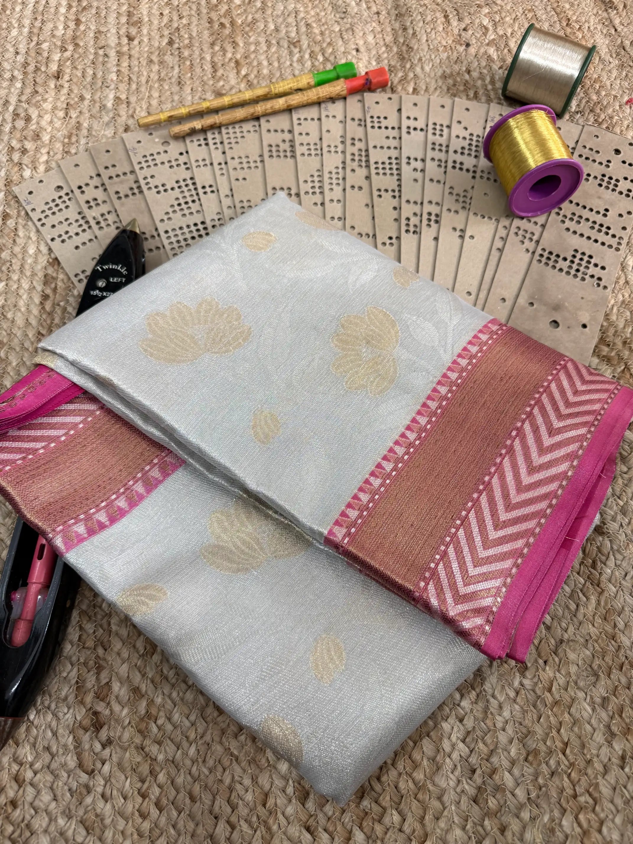 Eccentric zari weave Softsilk Banarasi saree