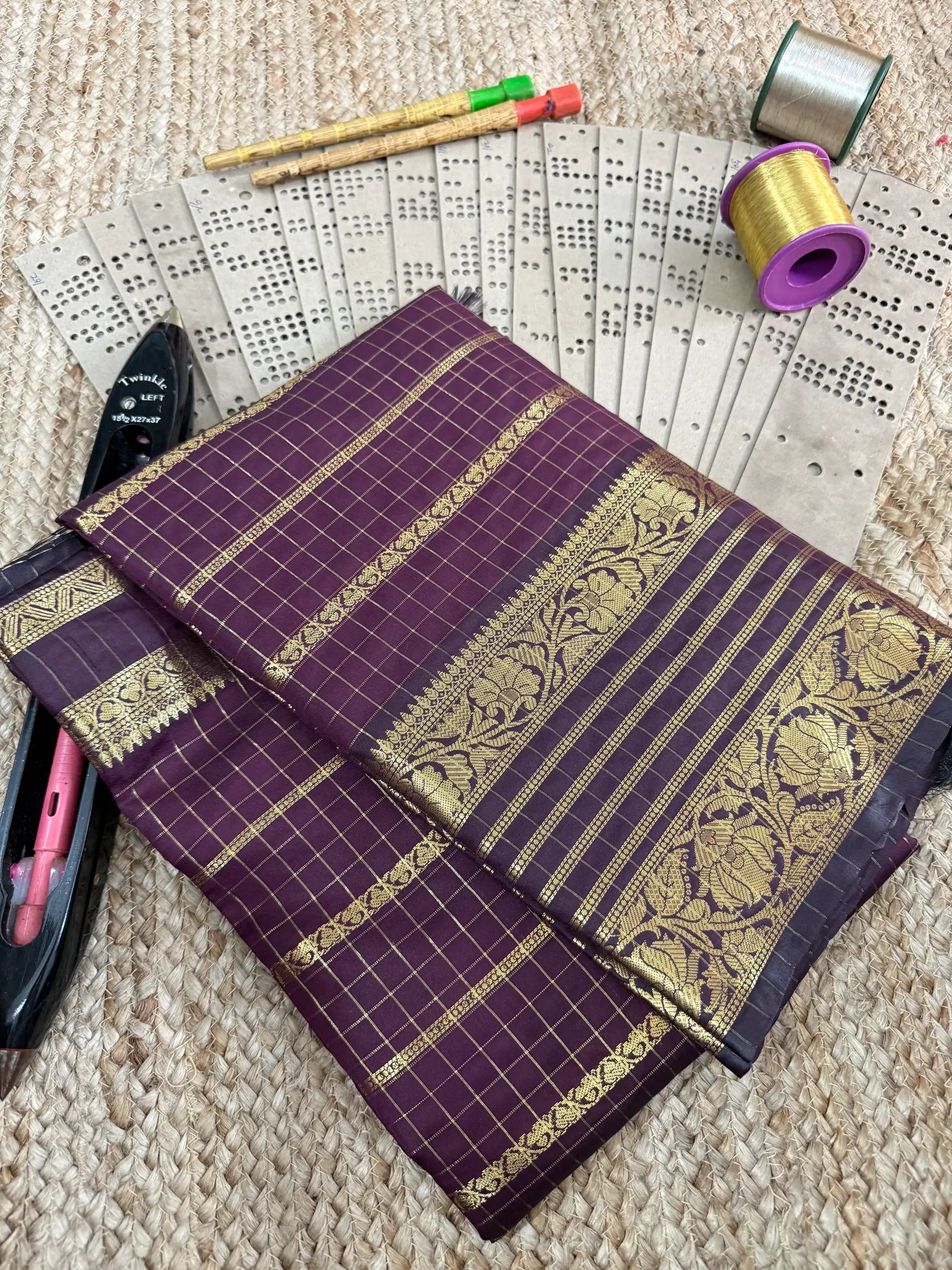 Eccentric zari weave Softsilk Banarasi saree