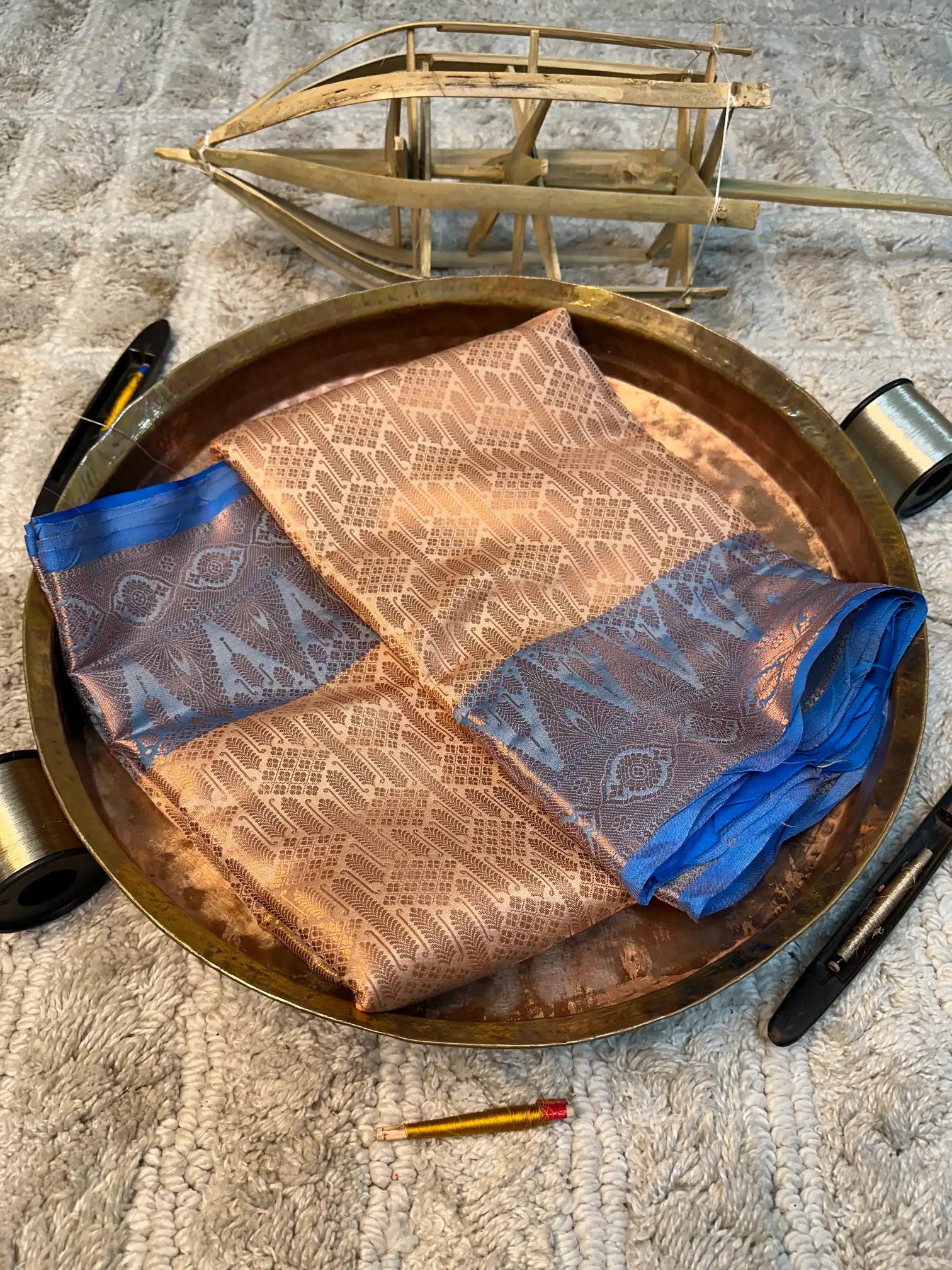 Eccentric zari weave Softsilk Banarasi saree