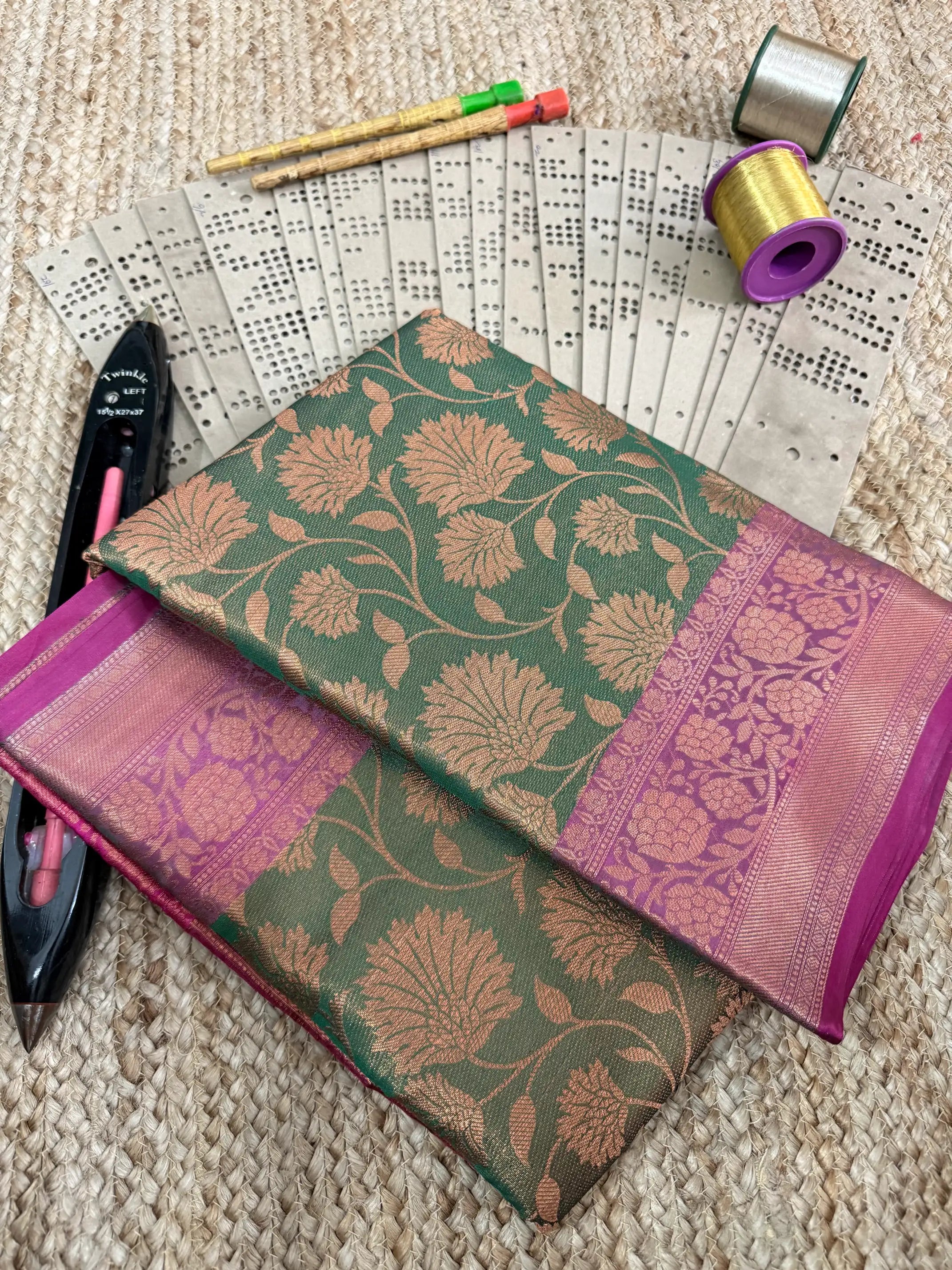 Eccentric zari weave Softsilk Banarasi saree