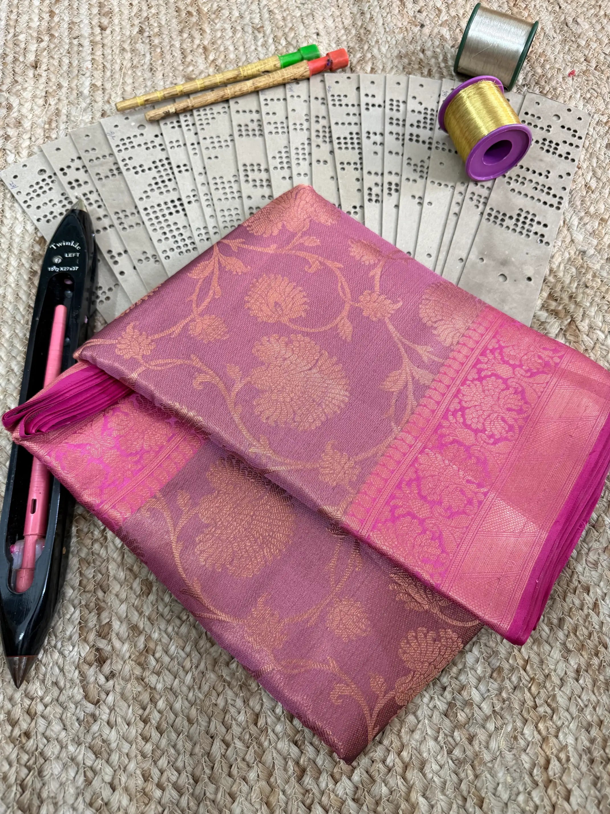 Eccentric zari weave Softsilk Banarasi saree