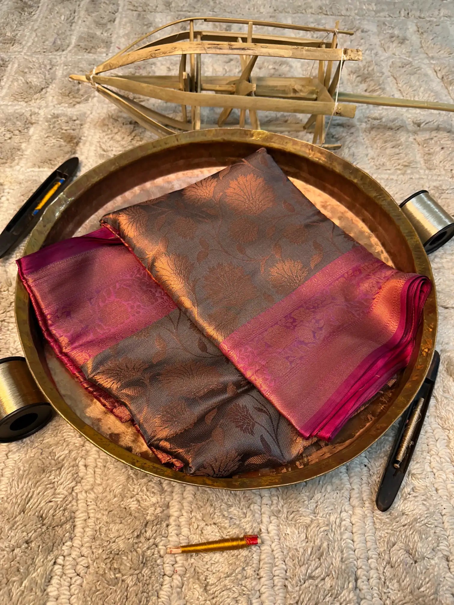 Eccentric zari weave Softsilk Banarasi saree