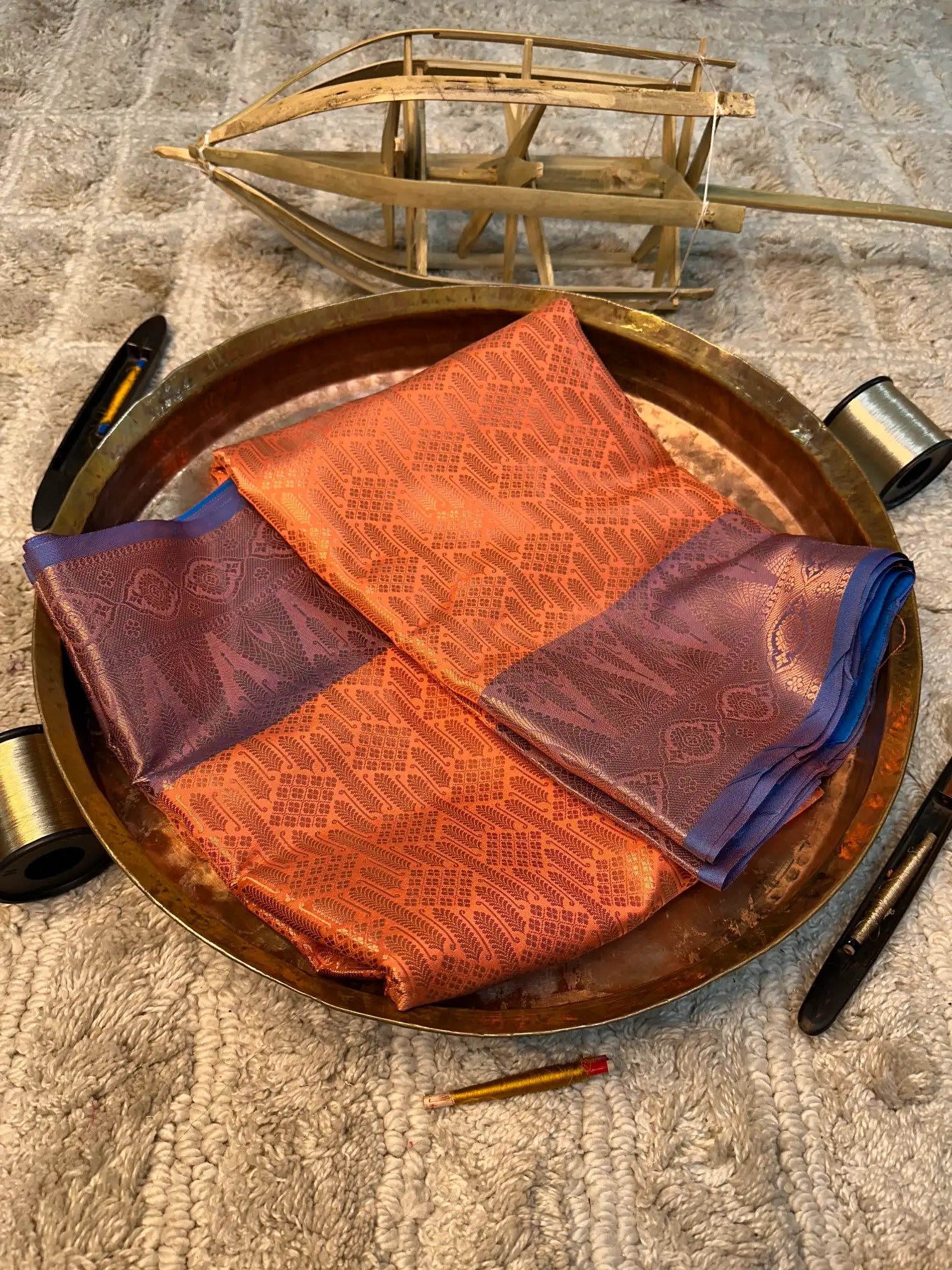 Eccentric zari weave Softsilk Banarasi saree