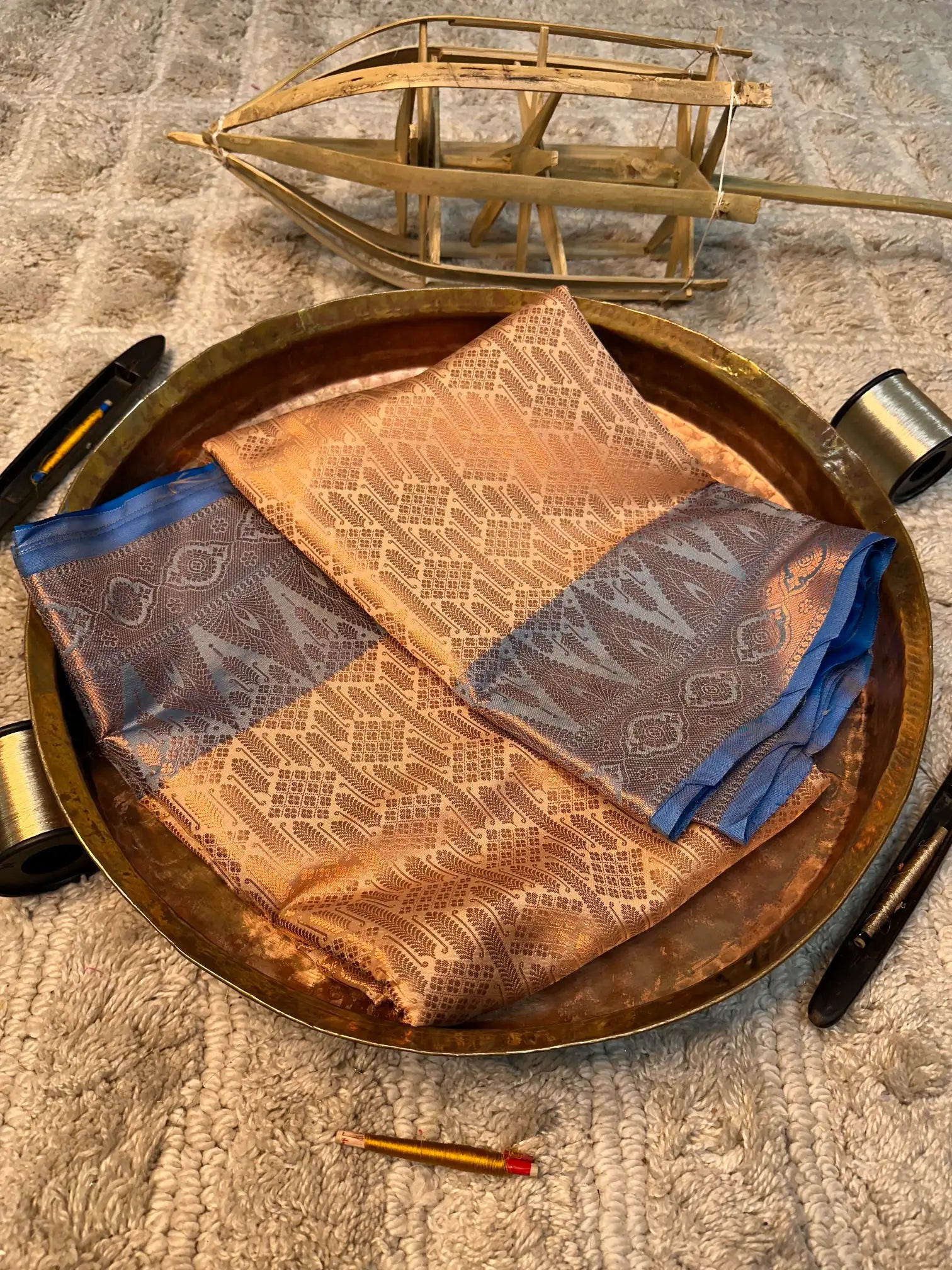 Eccentric zari weave Softsilk Banarasi saree
