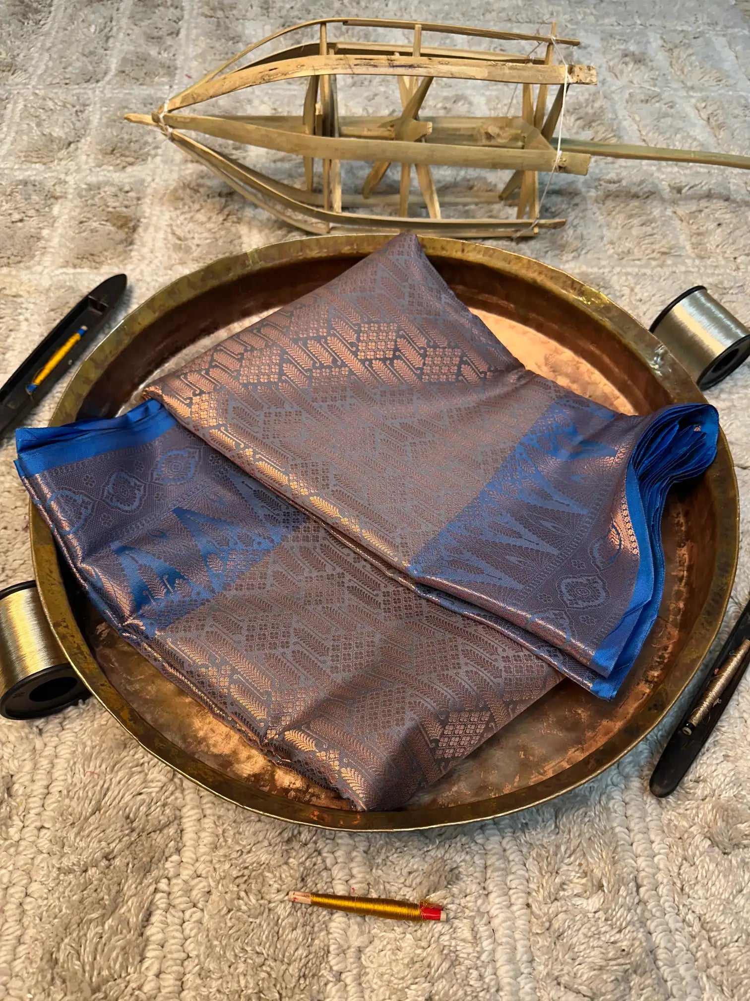 Eccentric zari weave Softsilk Banarasi saree