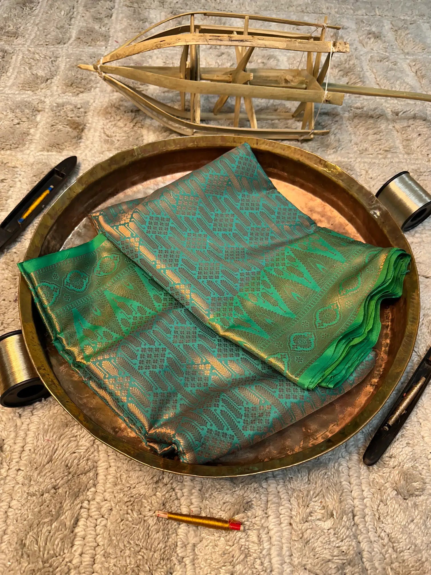 Eccentric zari weave Softsilk Banarasi saree