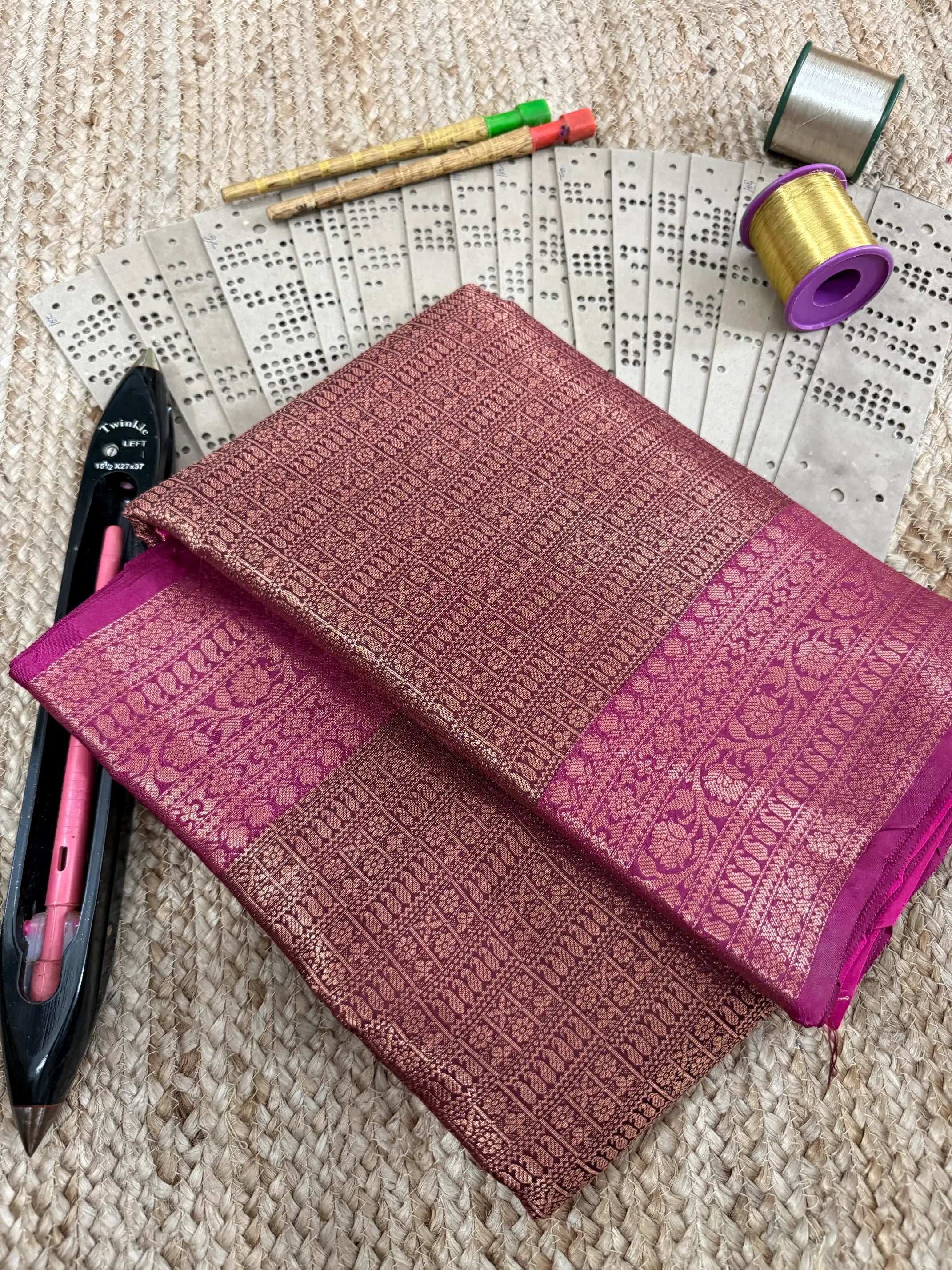 Eccentric zari weave Softsilk Banarasi saree