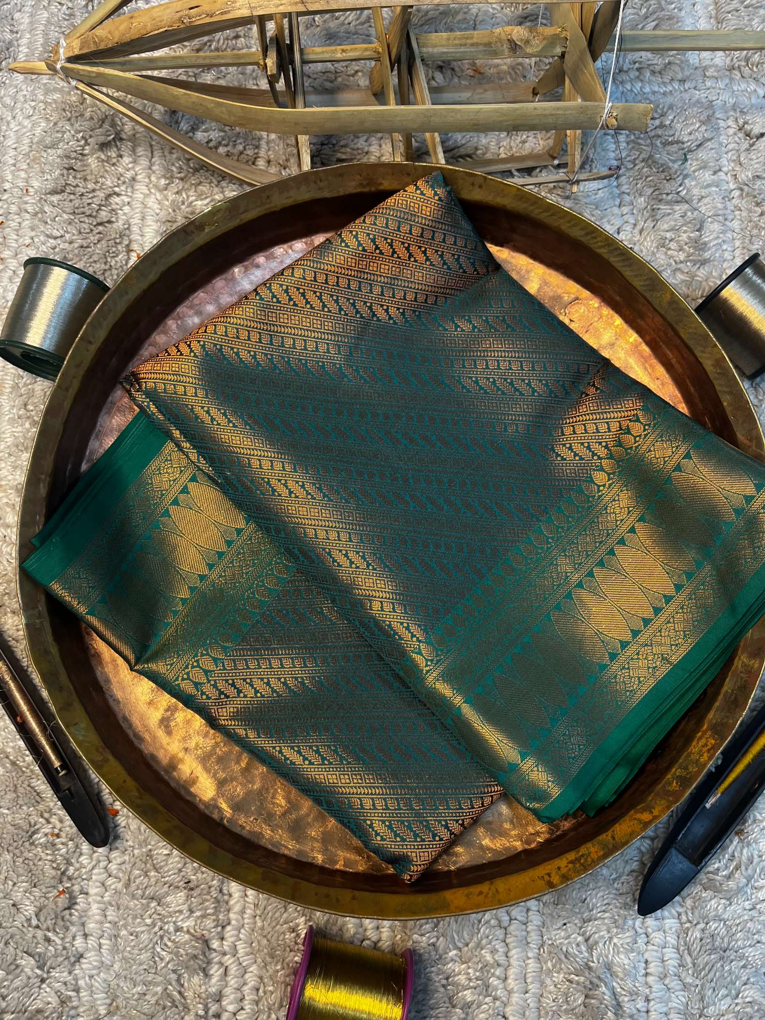 Eccentric zari weave Softsilk Heritage Banarasi saree