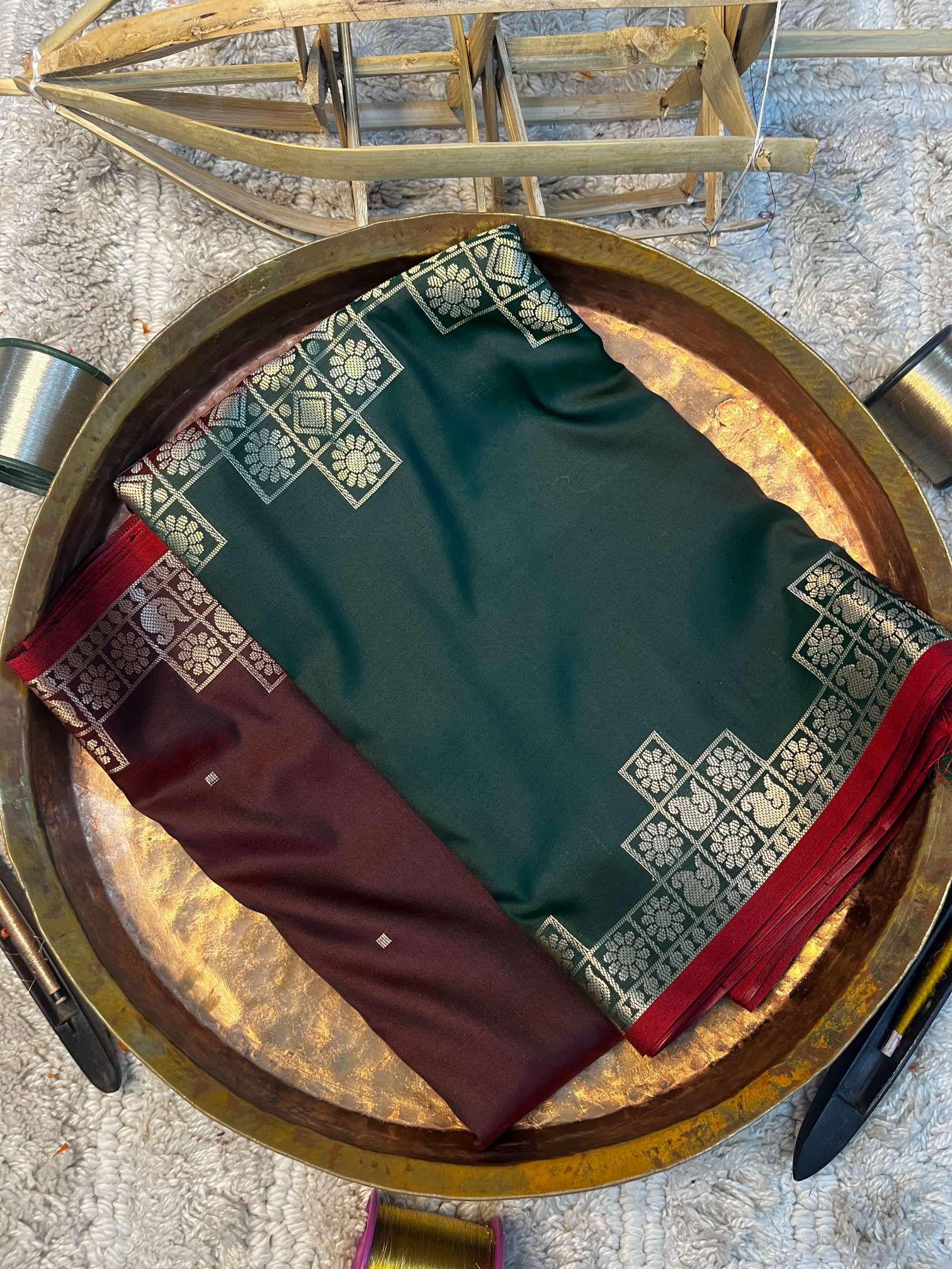 Eccentric zari weave Softsilk Banarasi saree