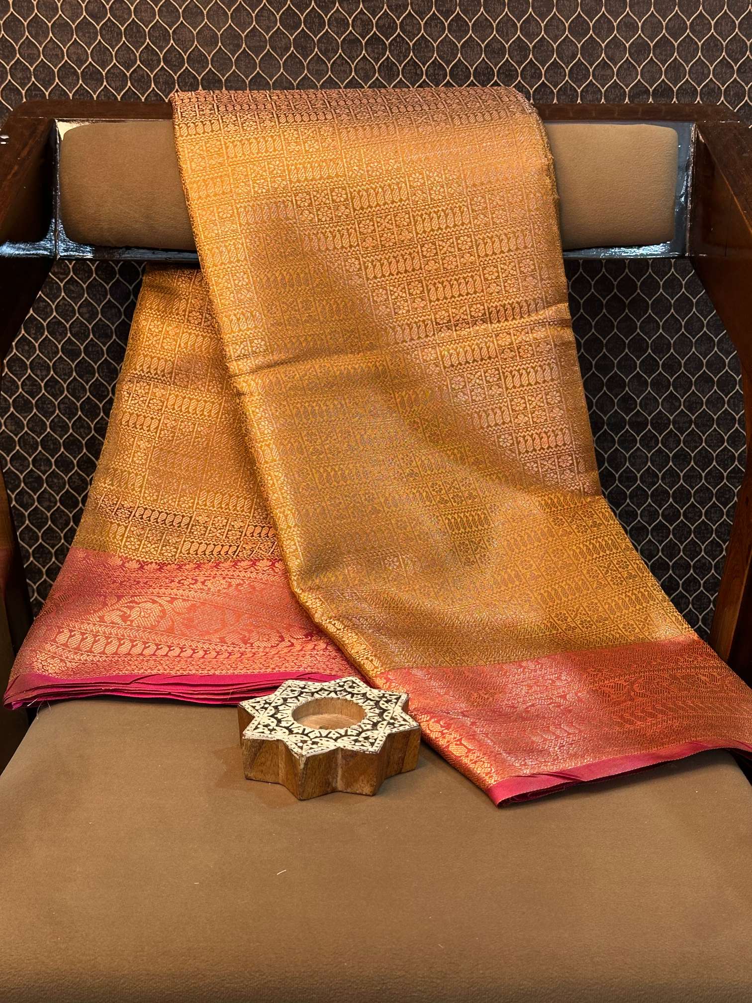 Eccentric zari weave Softsilk Banarasi saree