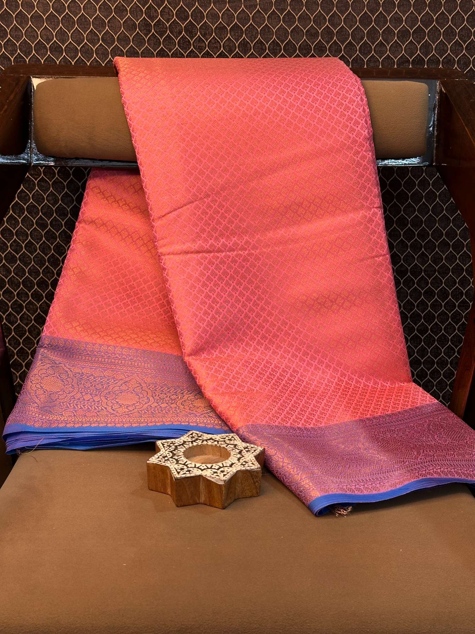 Eccentric zari weave Softsilk Banarasi saree