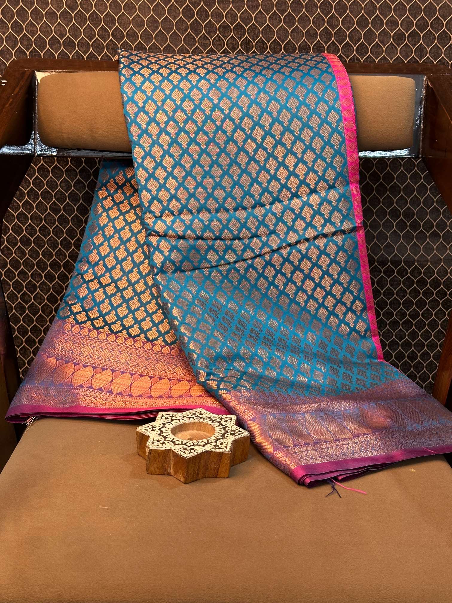 Handpicked Softsilk Heritage Banarasi Saree