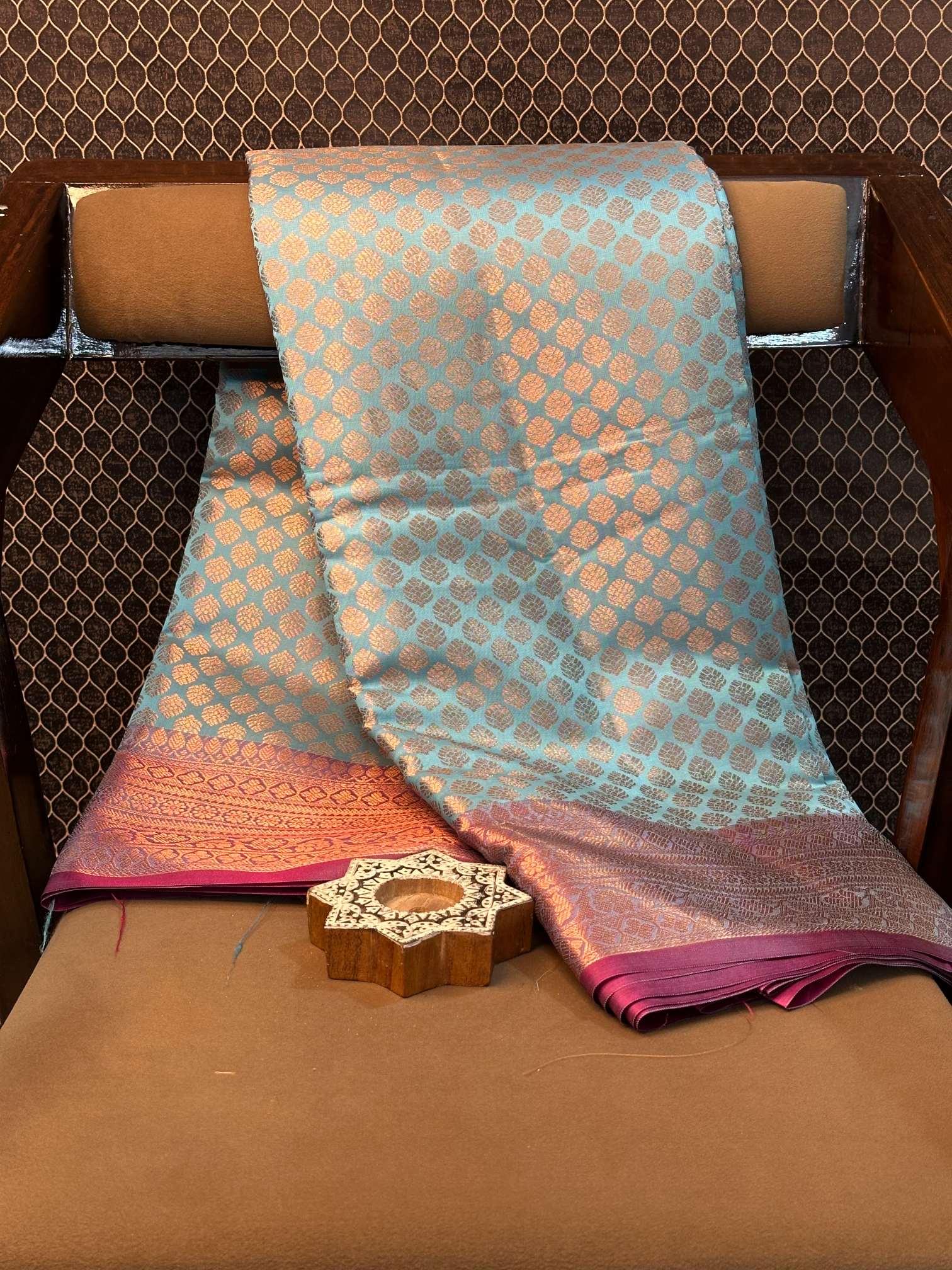 Eccentric zari weave Softsilk Banarasi saree