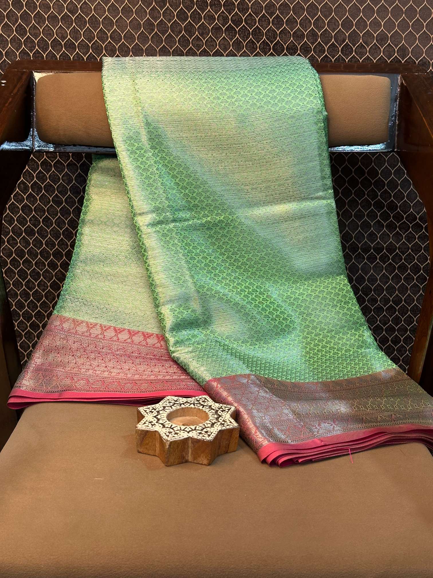 Eccentric zari weave Softsilk Banarasi saree