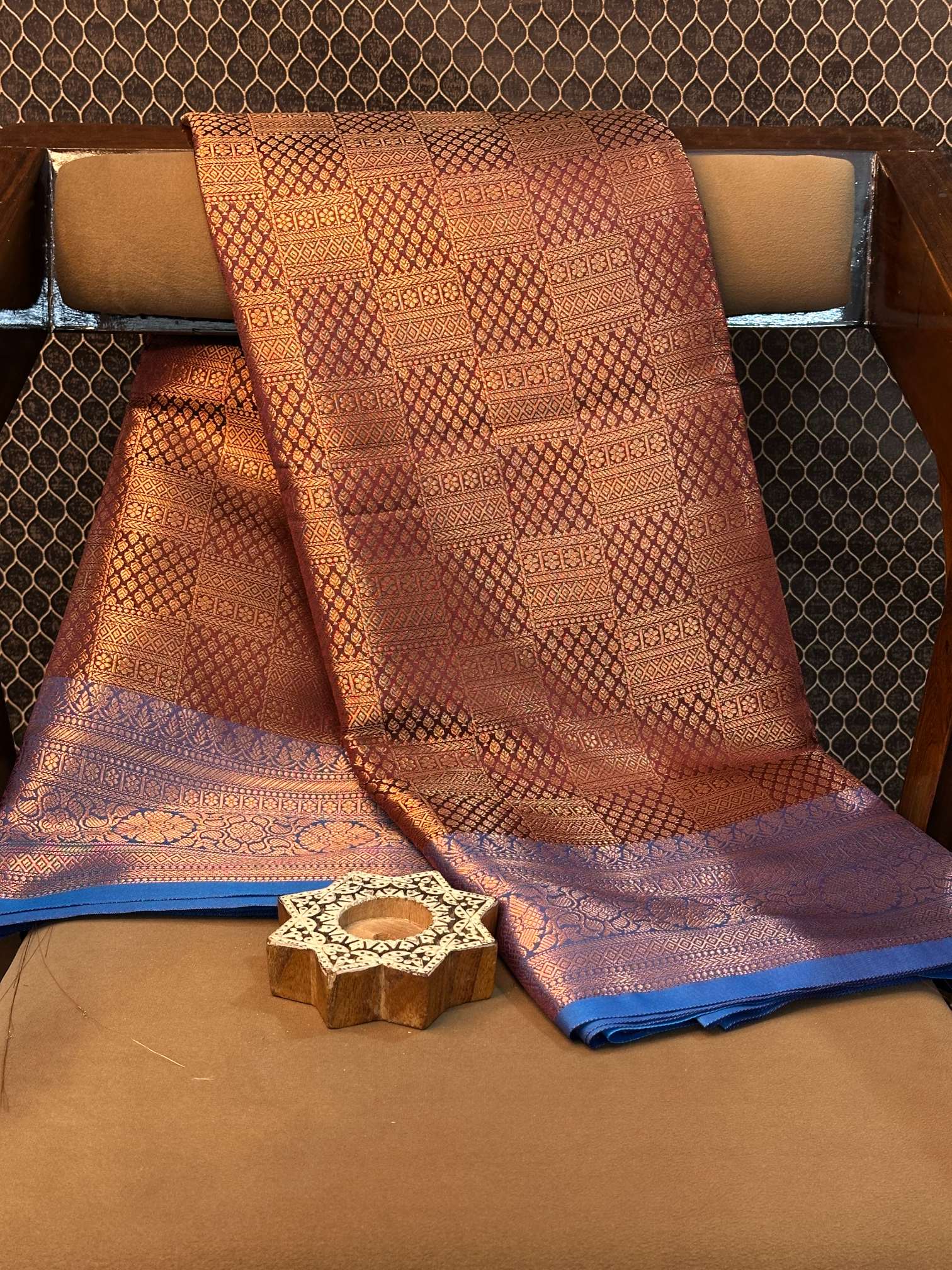 Eccentric zari weave Softsilk Banarasi saree