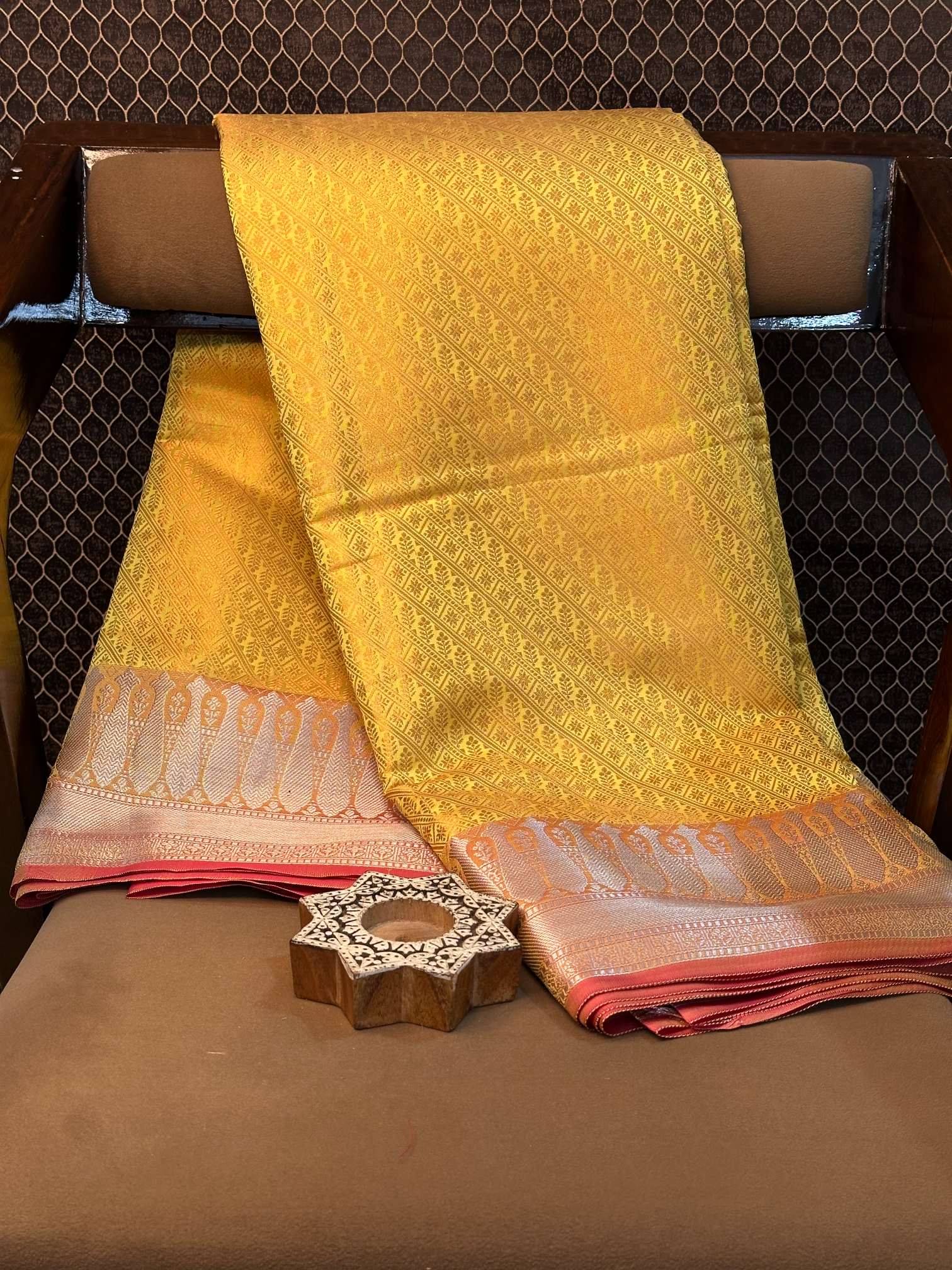 Eccentric zari weave Softsilk Banarasi saree