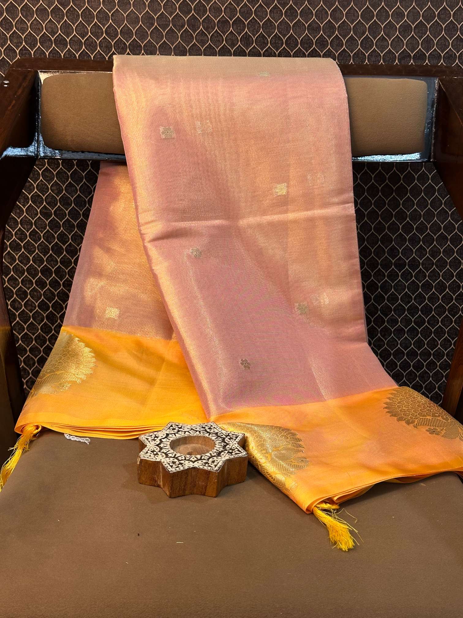 Eccentric zari weave Softsilk Banarasi saree