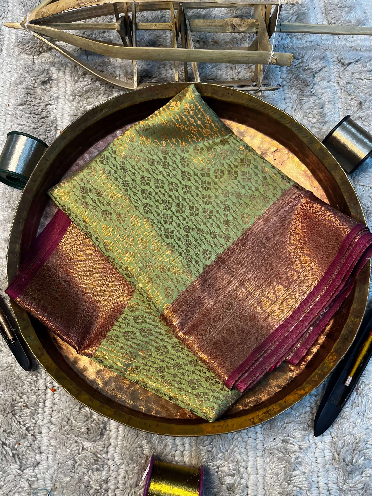 Eccentric zari weave Softsilk Banarasi saree