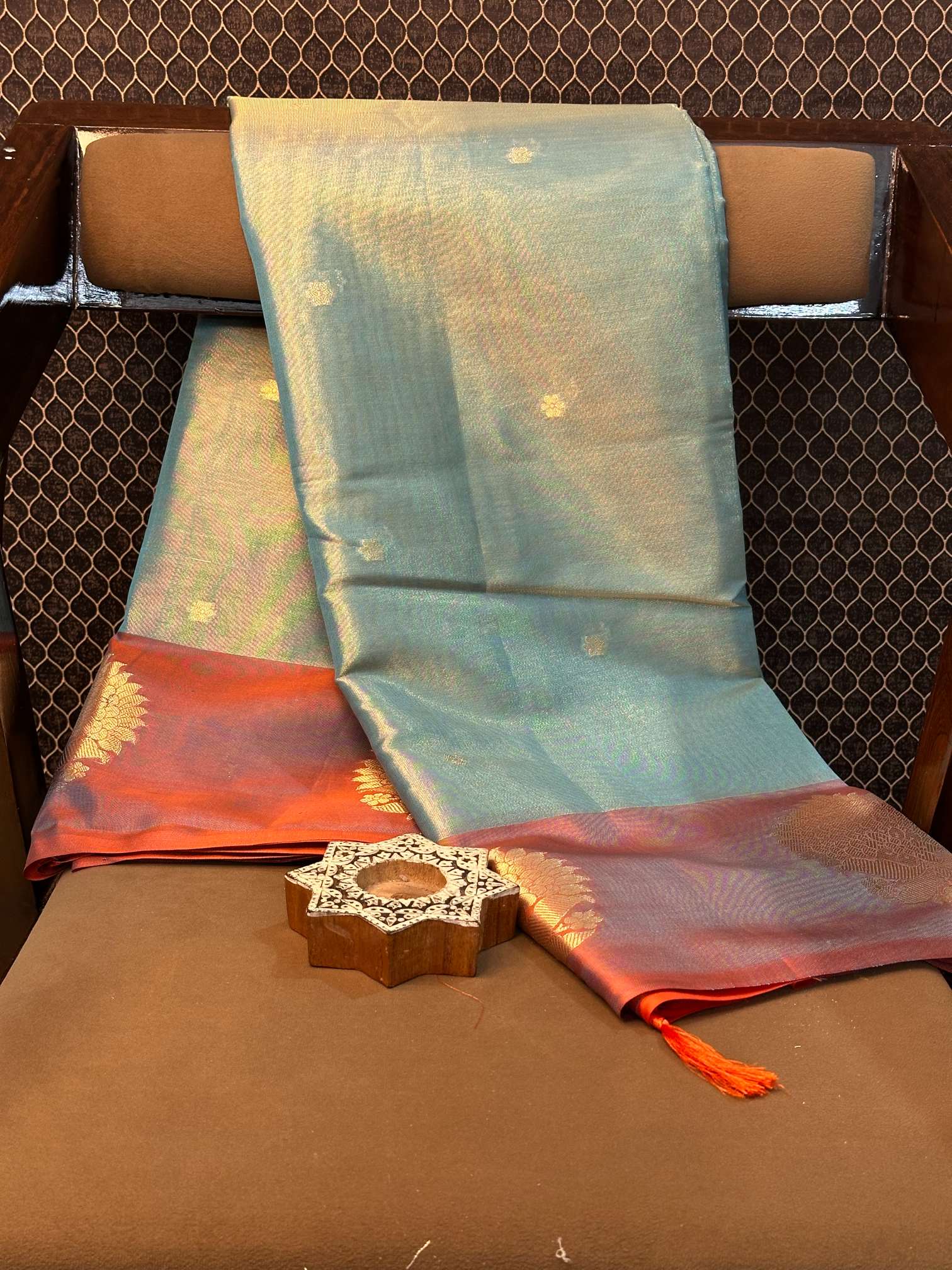 Eccentric zari weave Softsilk Banarasi saree