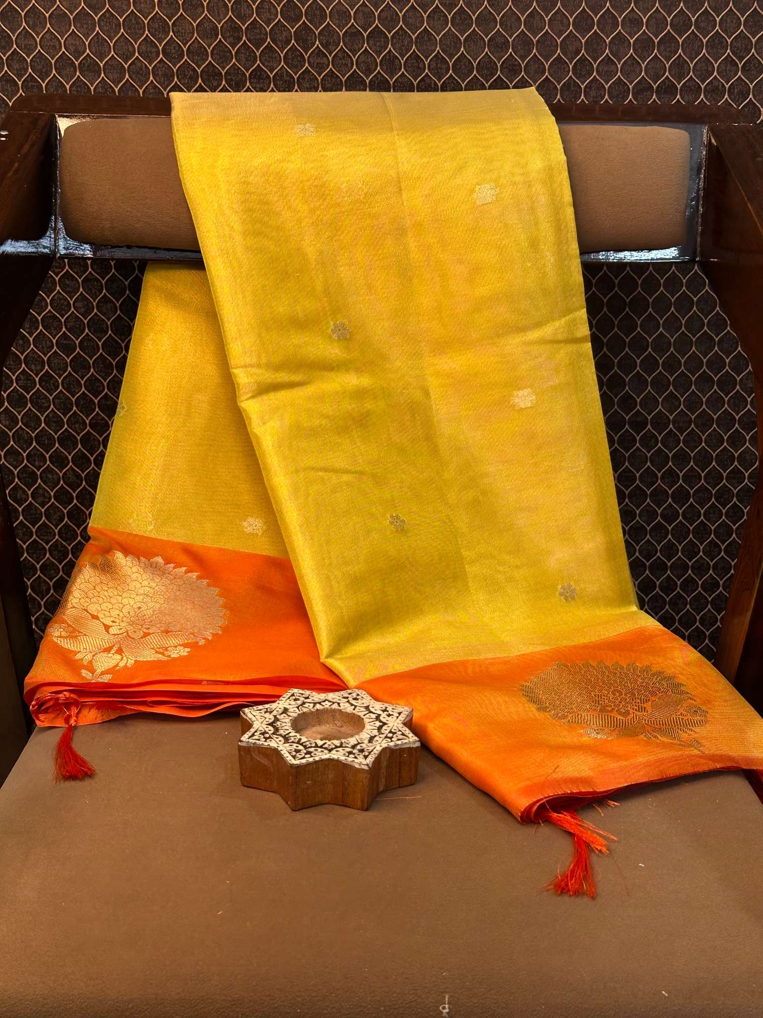 Eccentric zari weave Softsilk Banarasi saree