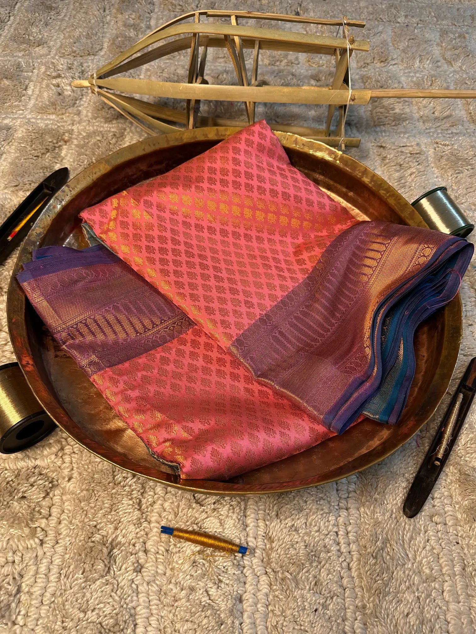 Eccentric zari weave Softsilk Banarasi saree