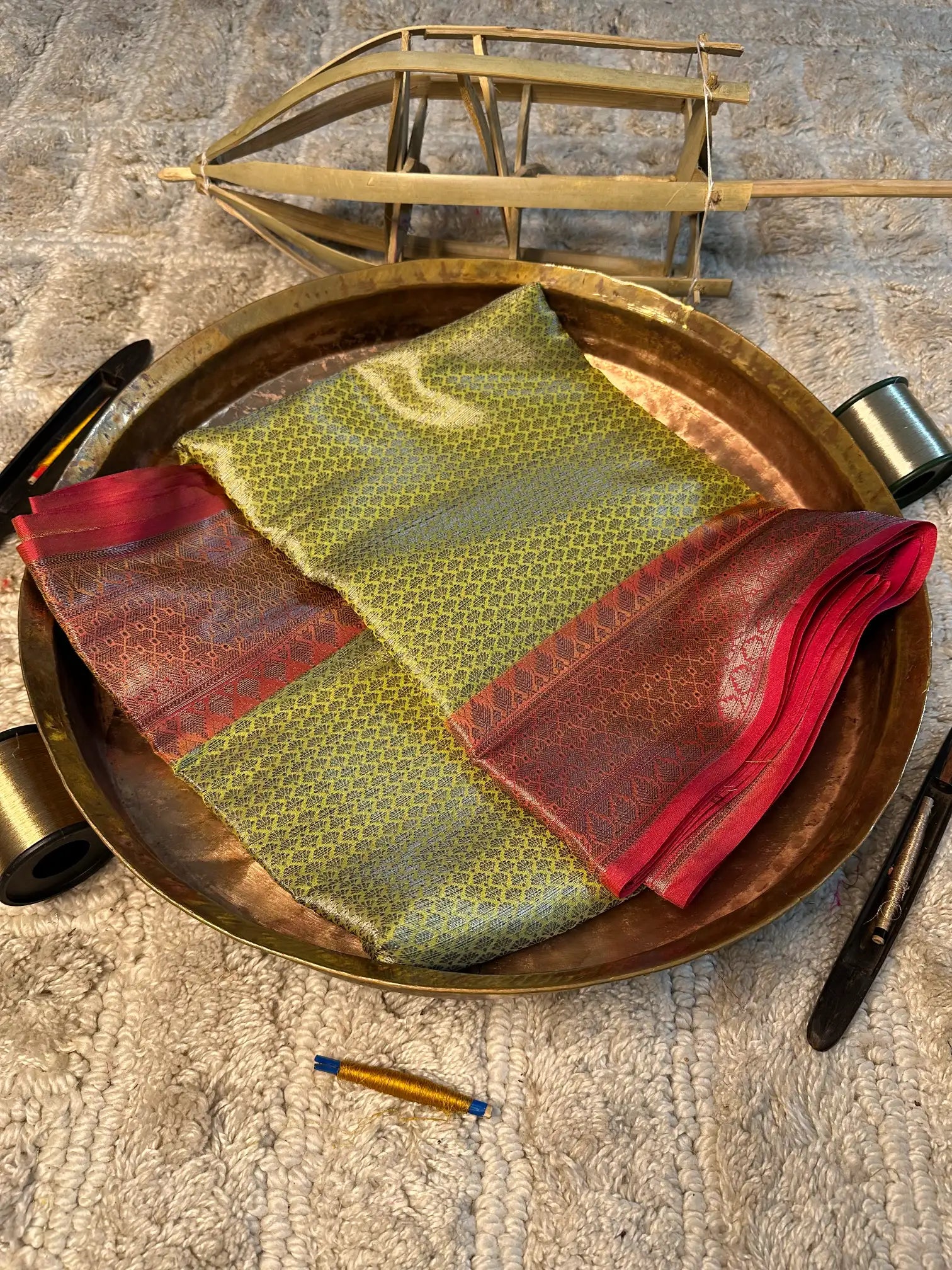 Eccentric zari weave Softsilk Banarasi saree