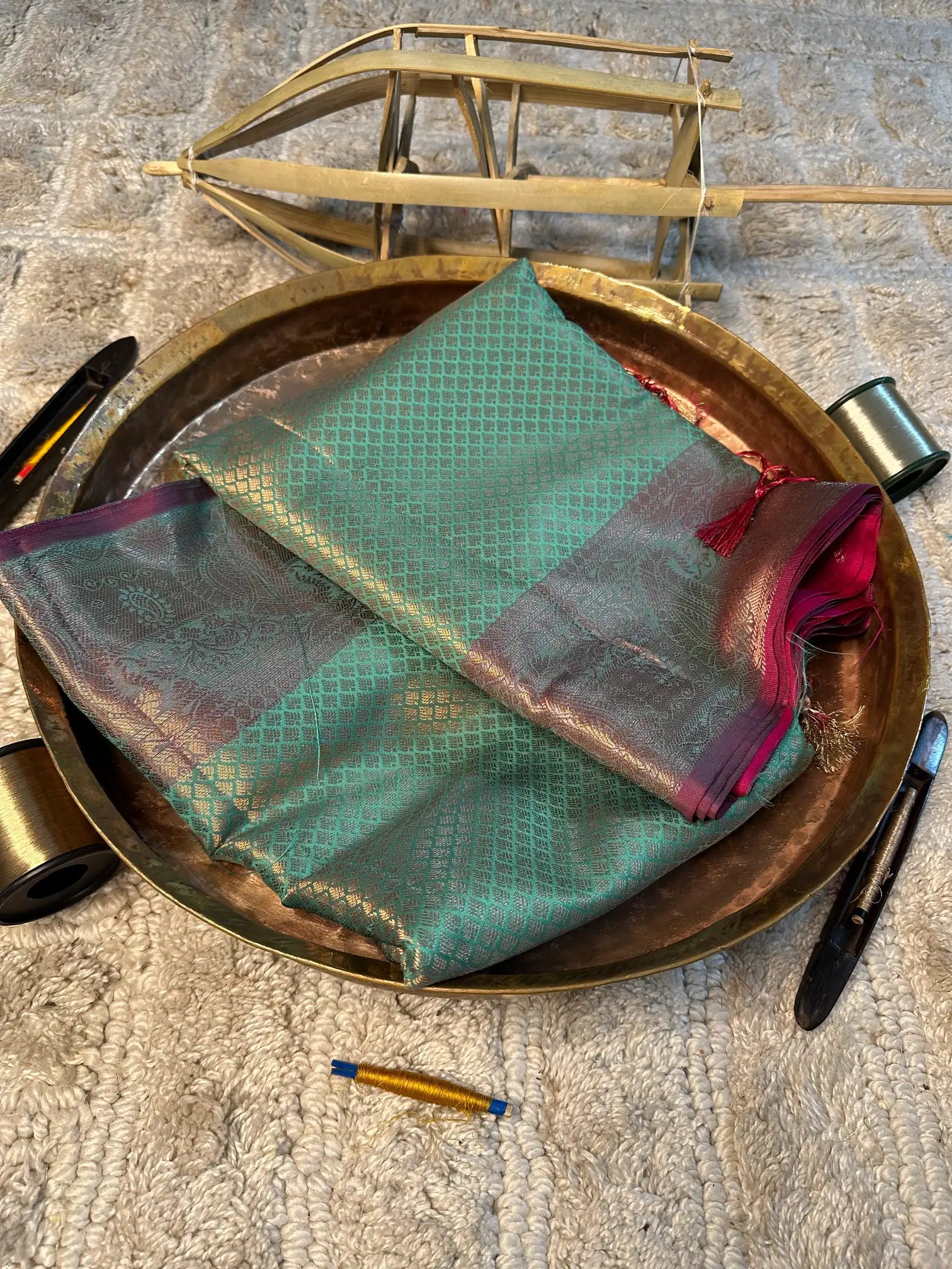 Eccentric zari weave Softsilk Banarasi saree