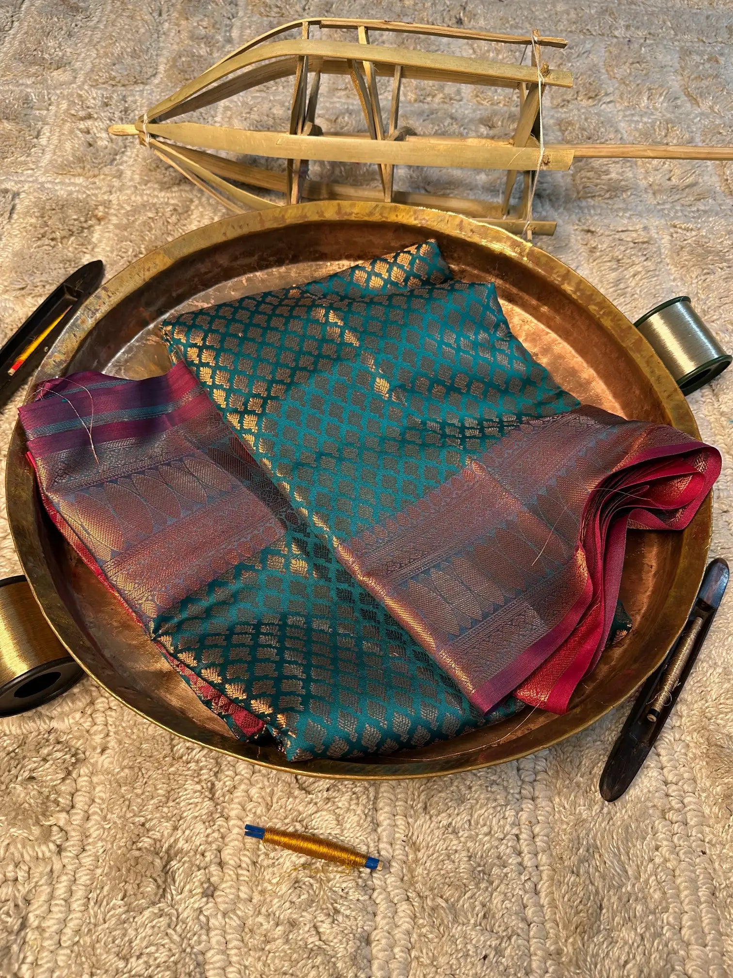 Eccentric zari weave Softsilk Banarasi saree