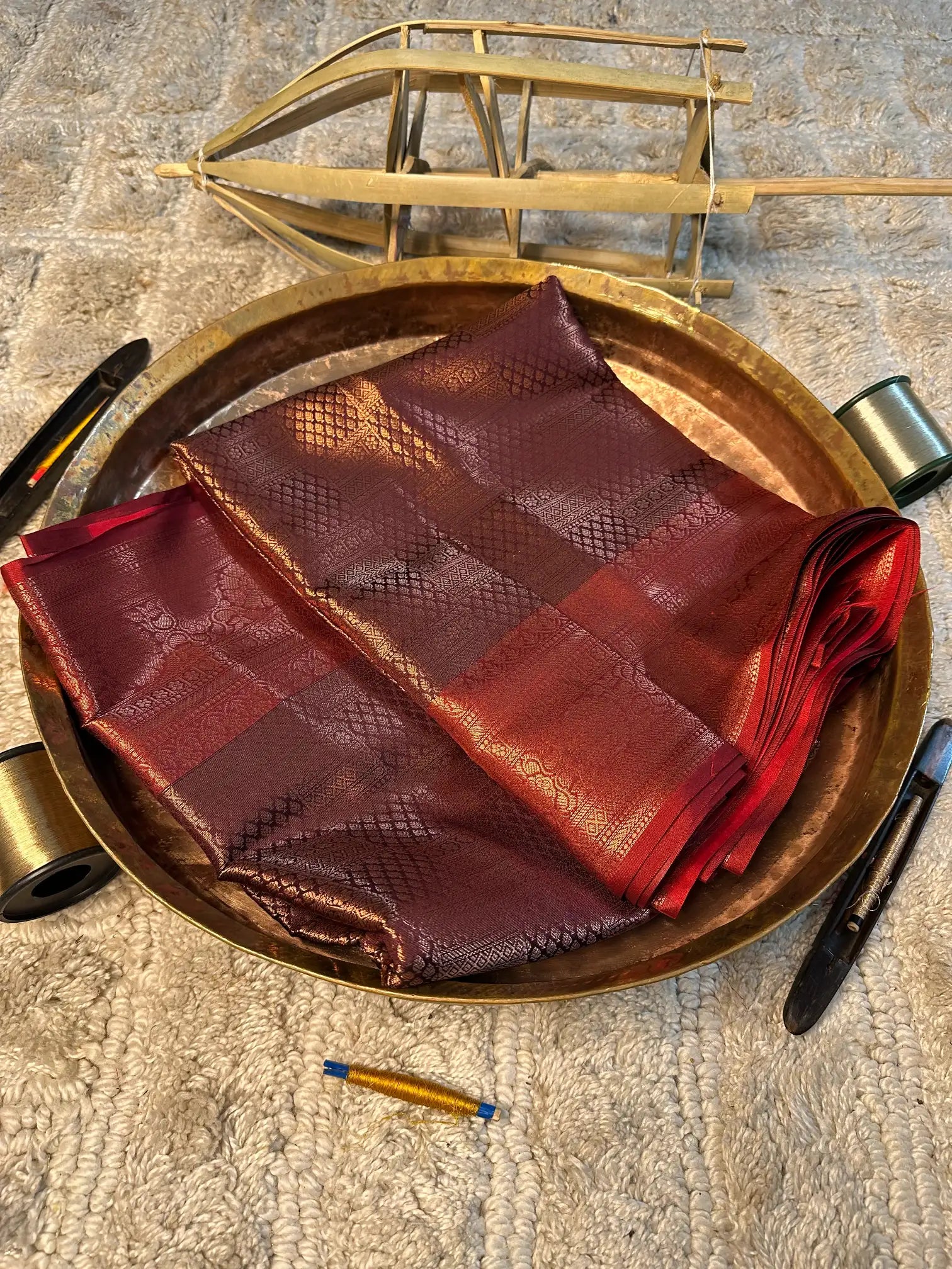 Eccentric zari weave Softsilk Banarasi saree