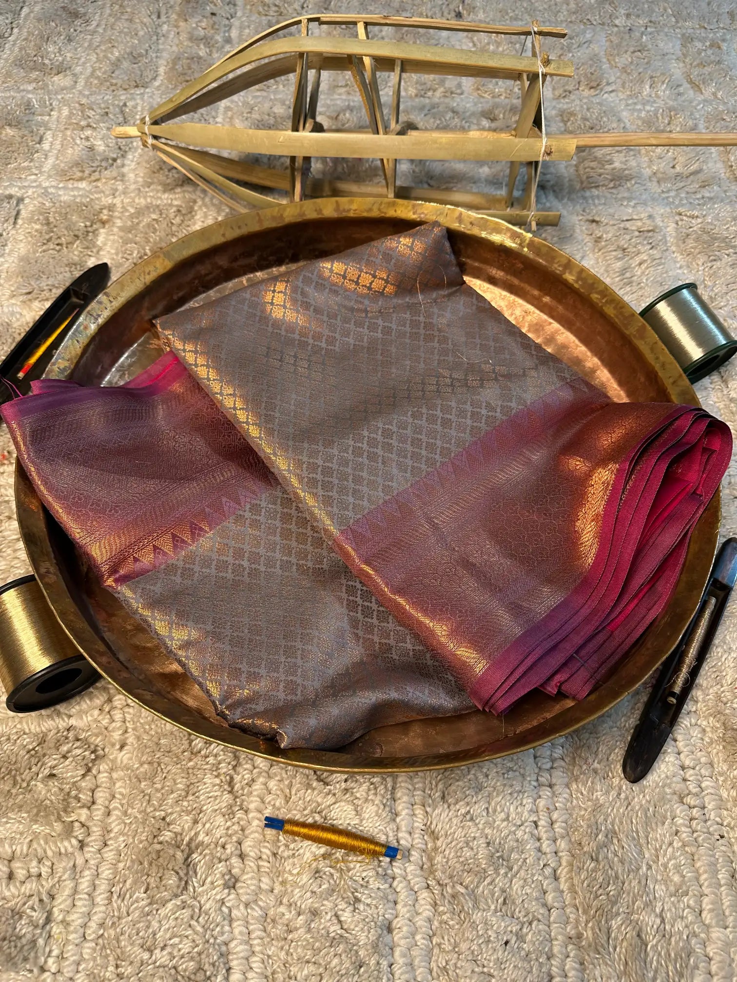 Eccentric zari weave Softsilk Banarasi saree