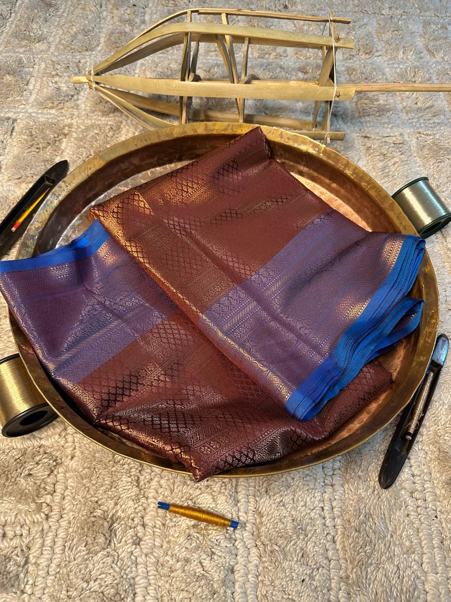 Eccentric zari weave Softsilk Banarasi saree