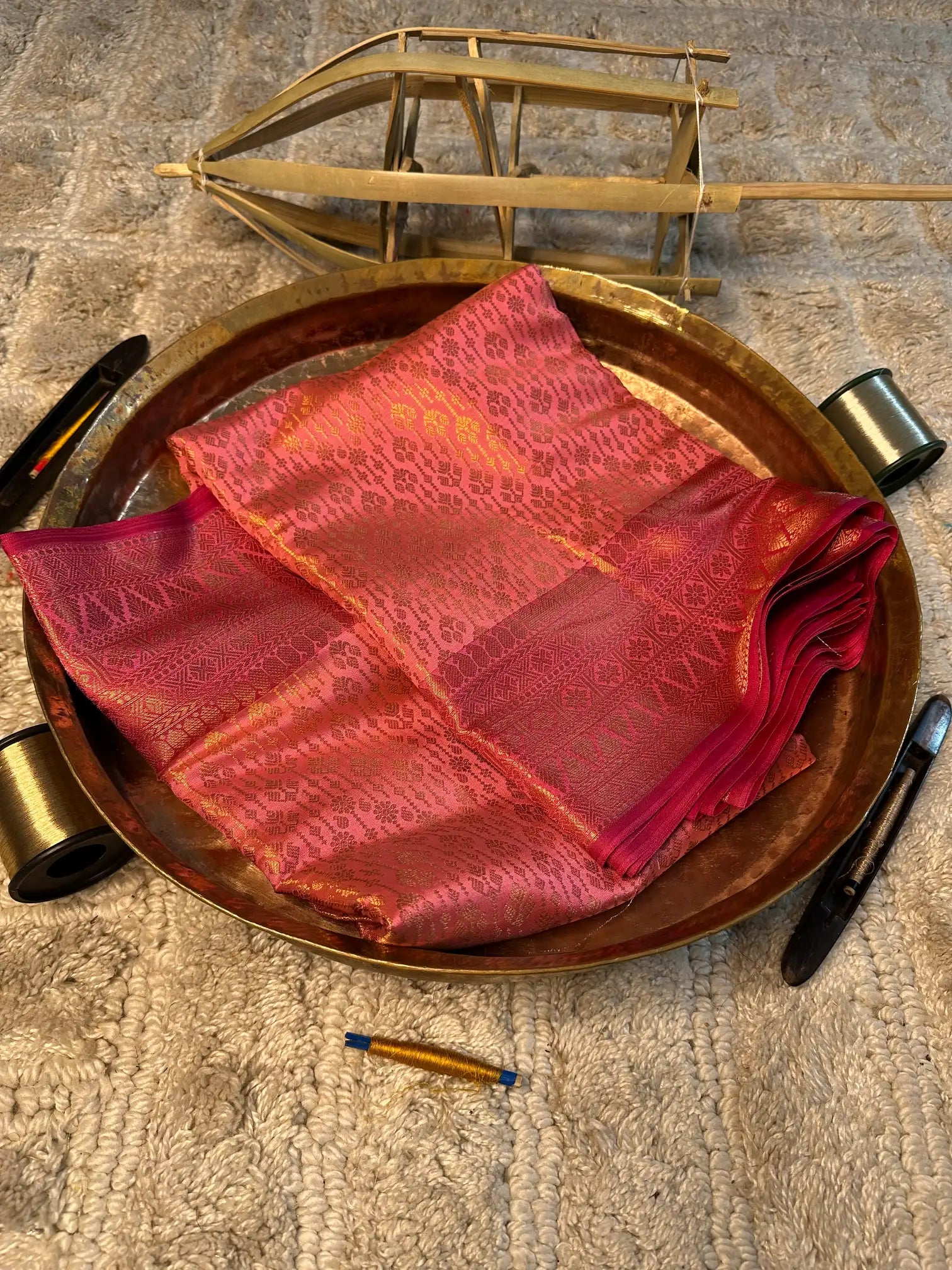 Eccentric zari weave Softsilk Banarasi saree