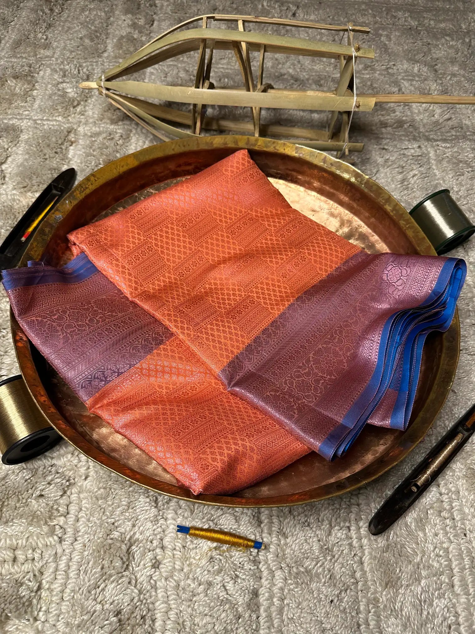 Eccentric zari weave Softsilk Banarasi saree