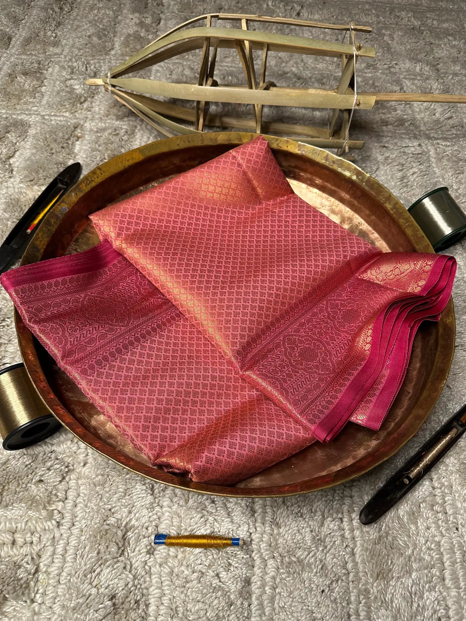 Eccentric zari weave Softsilk Banarasi saree