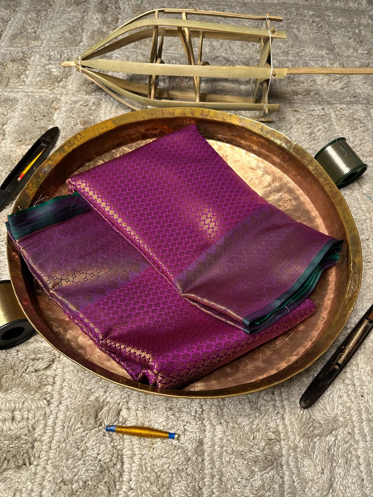 Eccentric zari weave Softsilk Banarasi saree