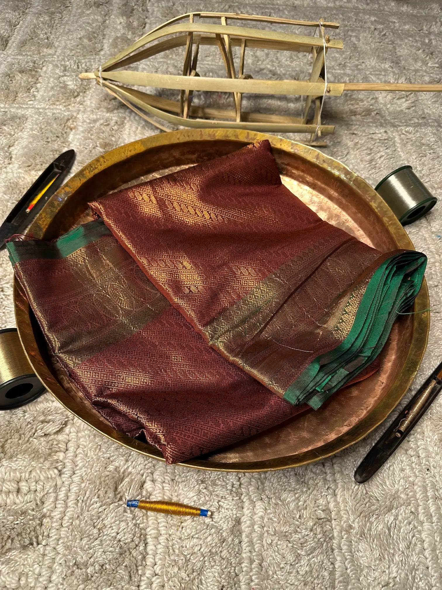 Eccentric zari weave Softsilk Banarasi saree